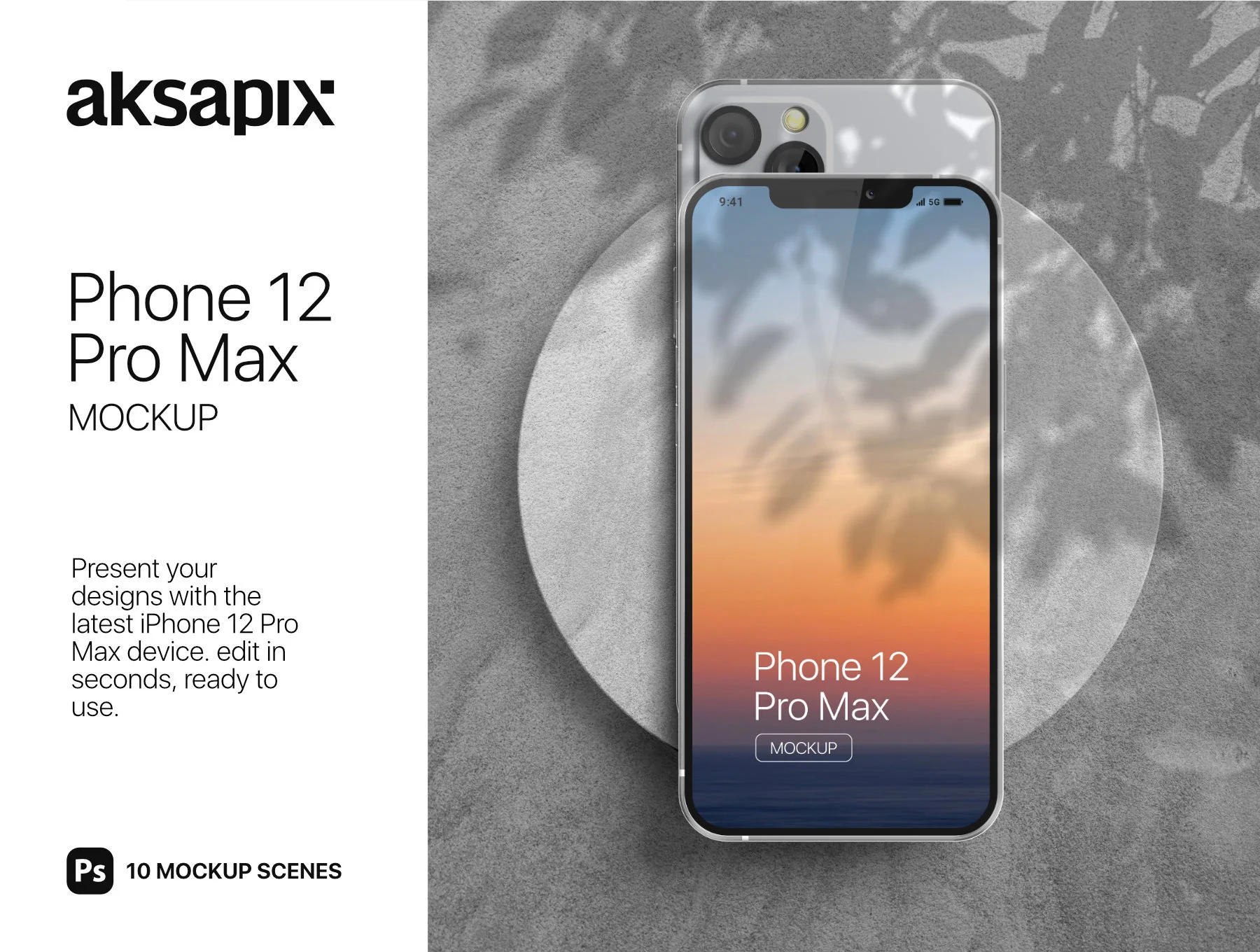 iPhone 12 Pro Max Mockup V.01
