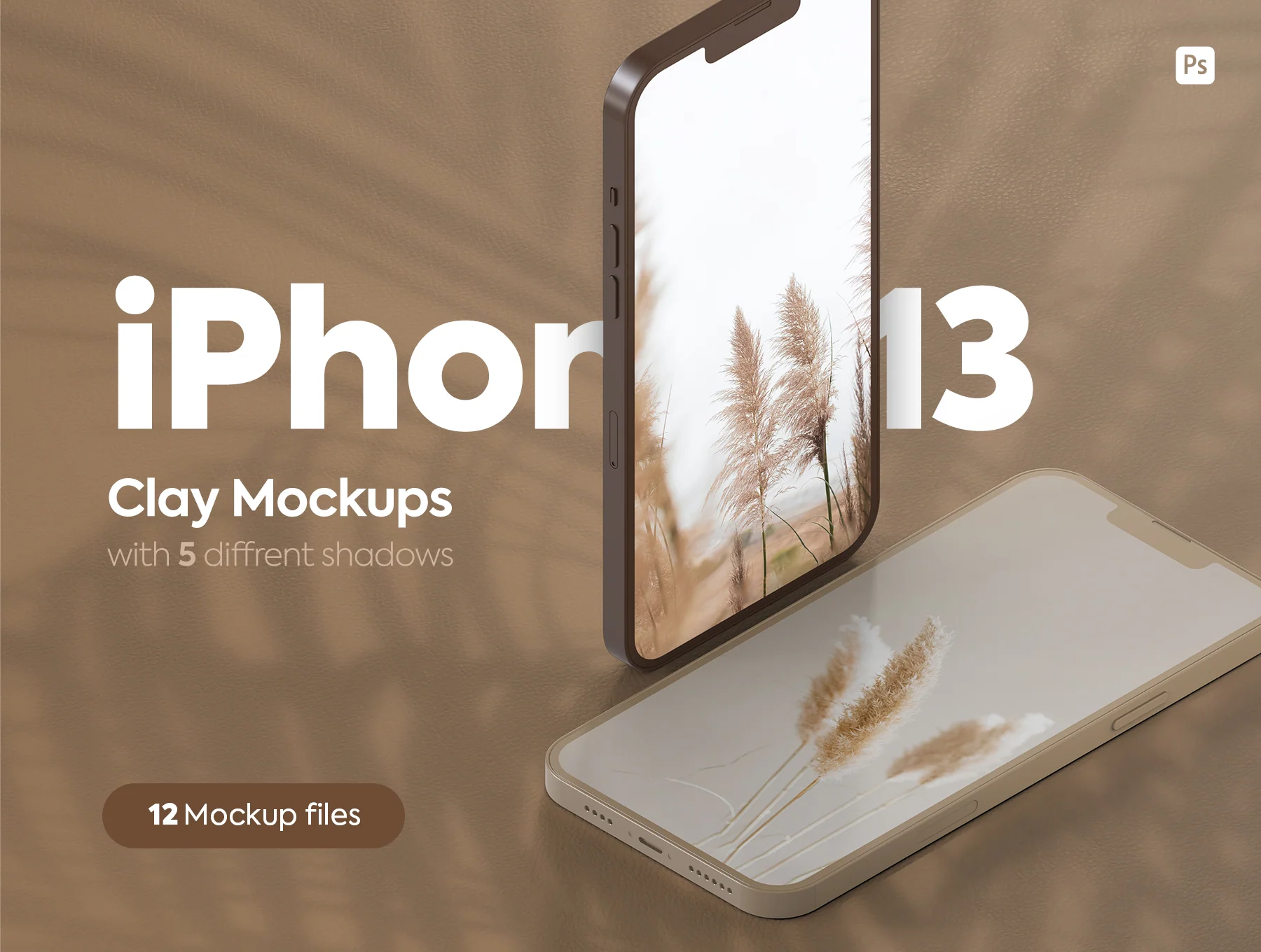 iPhone 13 Clay mockups