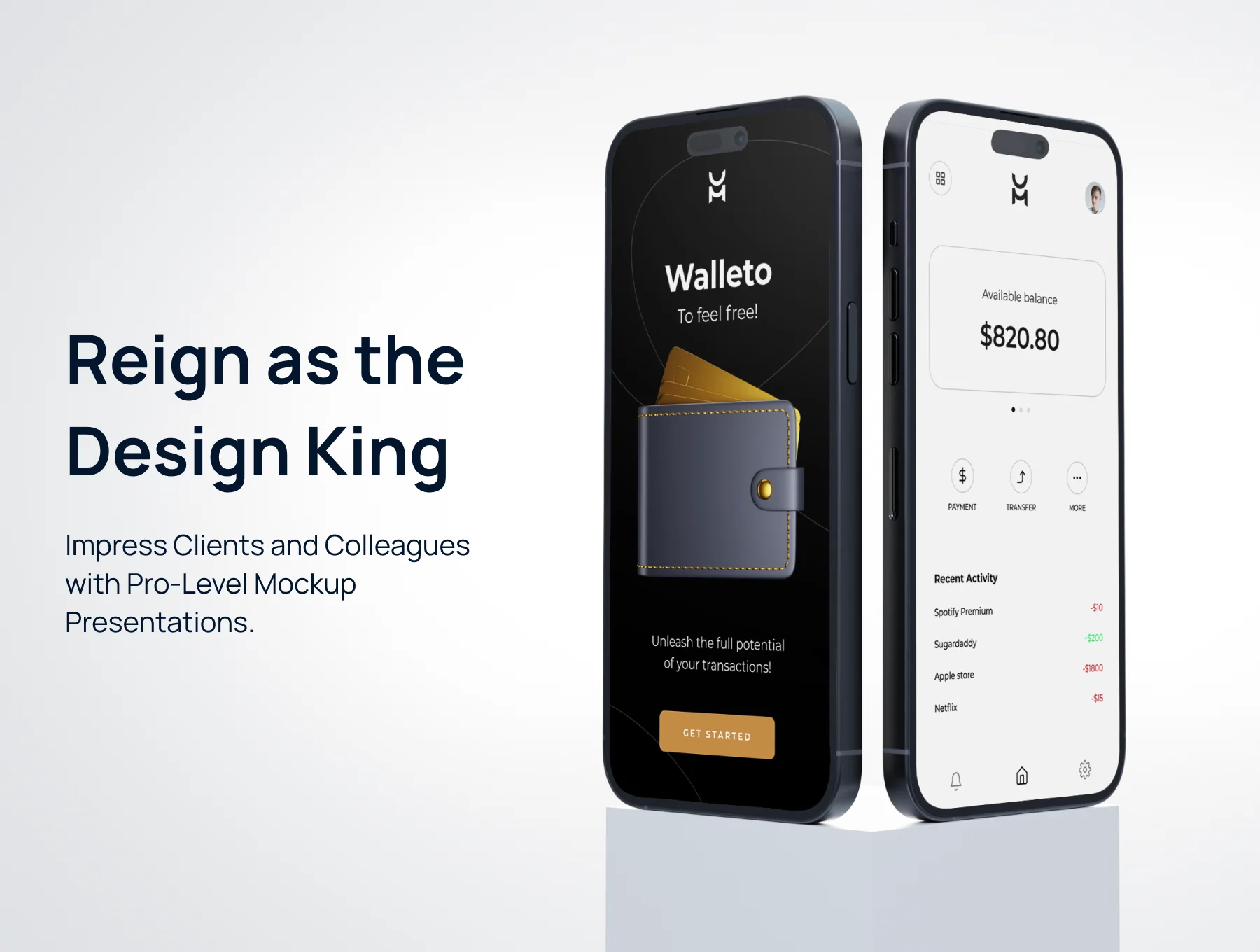 Iphone 14 pro - Blocky Mockup 4