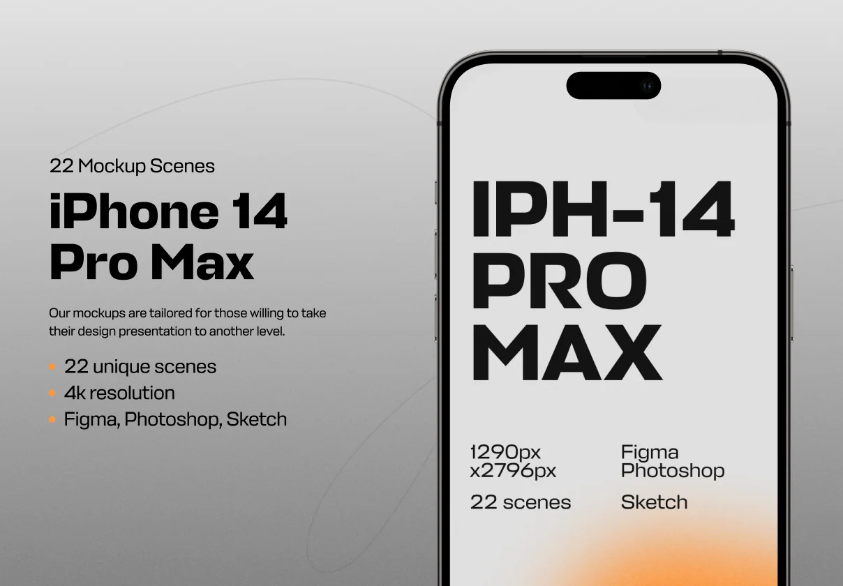 iPhone 14 Pro Max Mockups