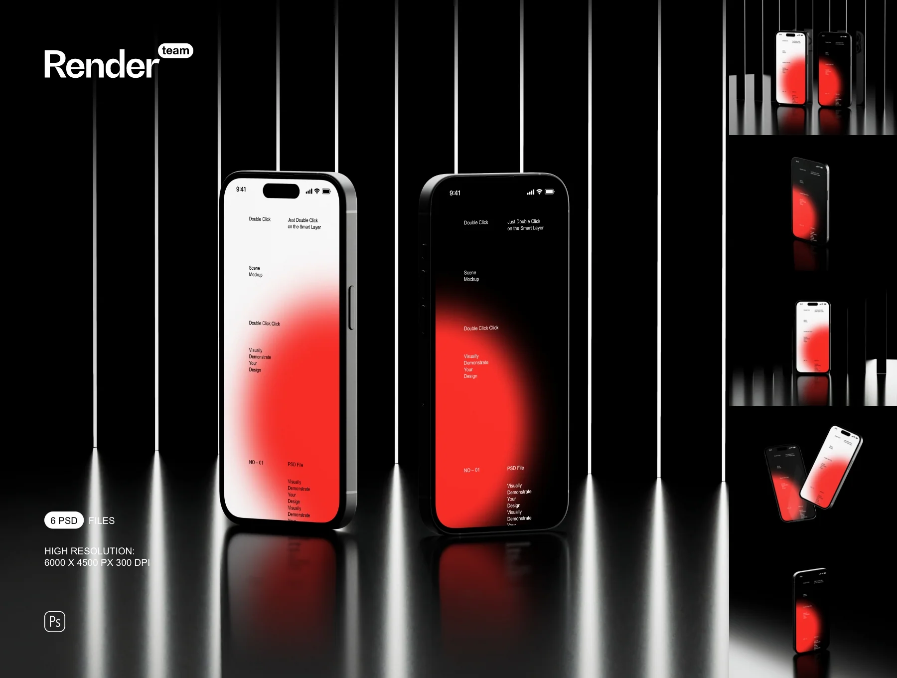iPhone 14 Pro Mockup Set