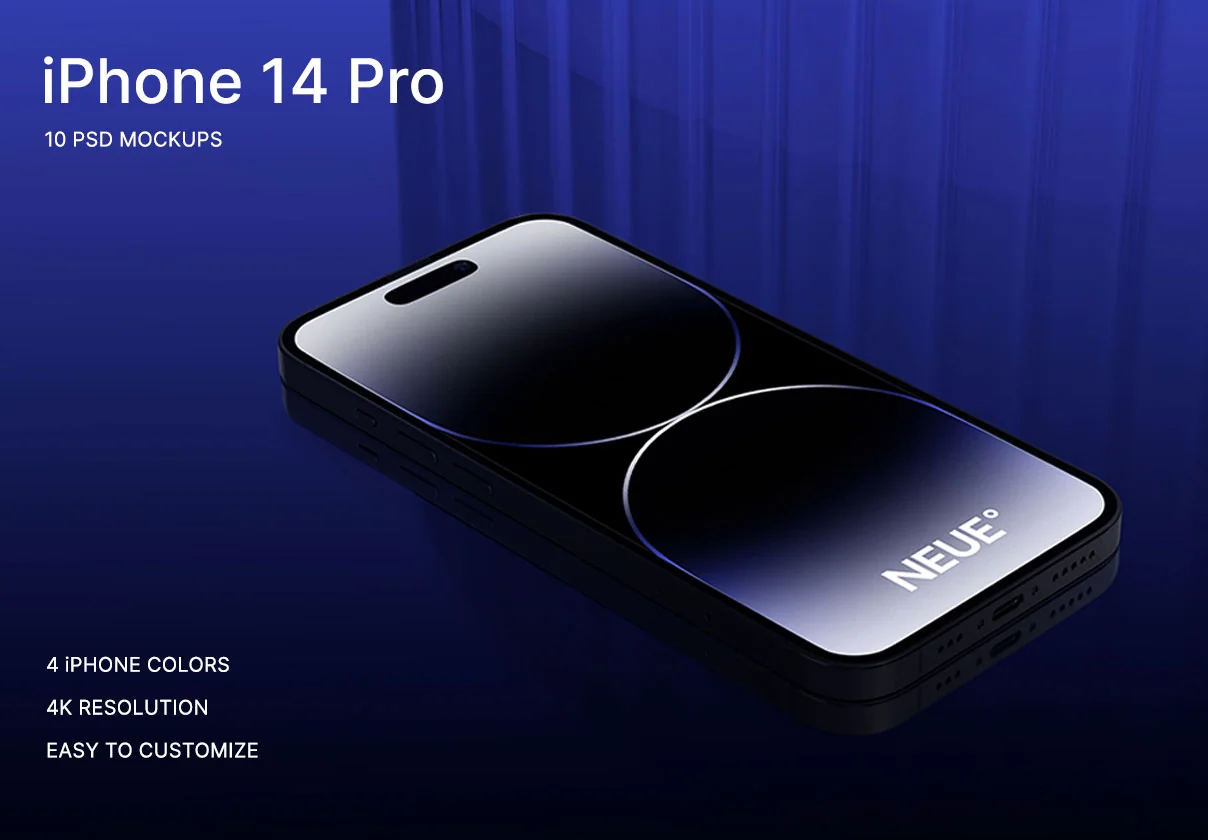 iPhone 14 Pro Mockup