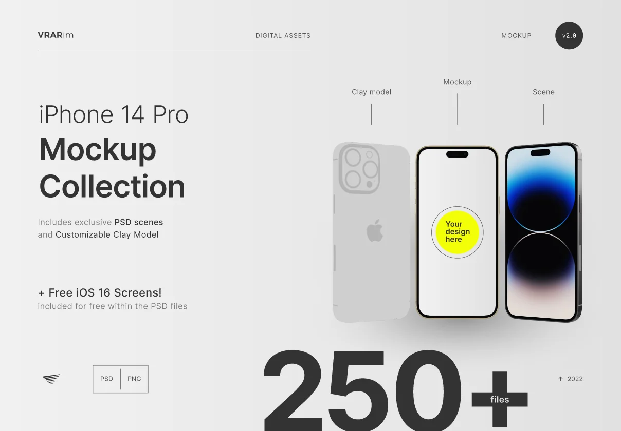 iPhone 14 Pro Mockups Collection