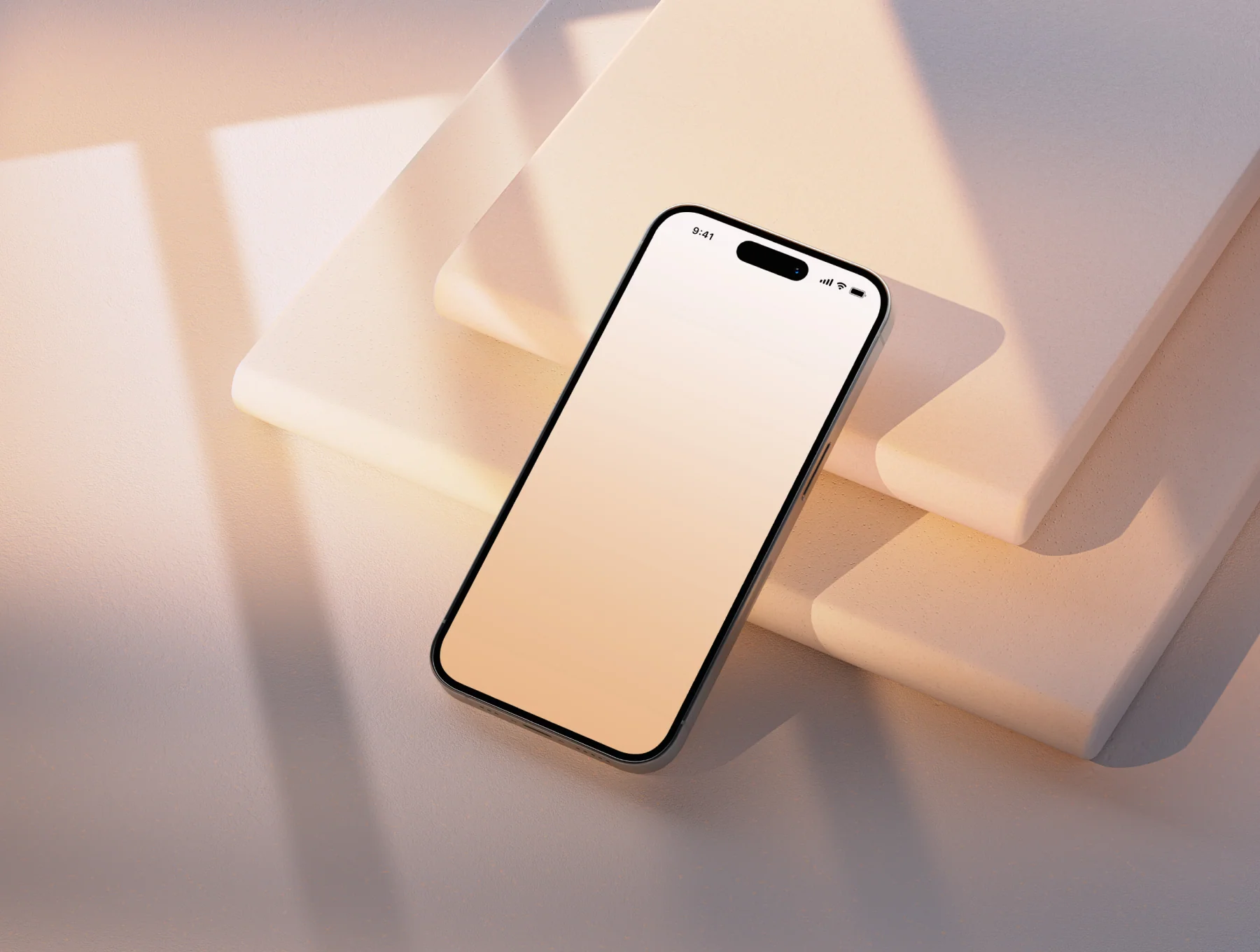 iPhone 14 Pro Natural Sunlight Mockup Scene 2