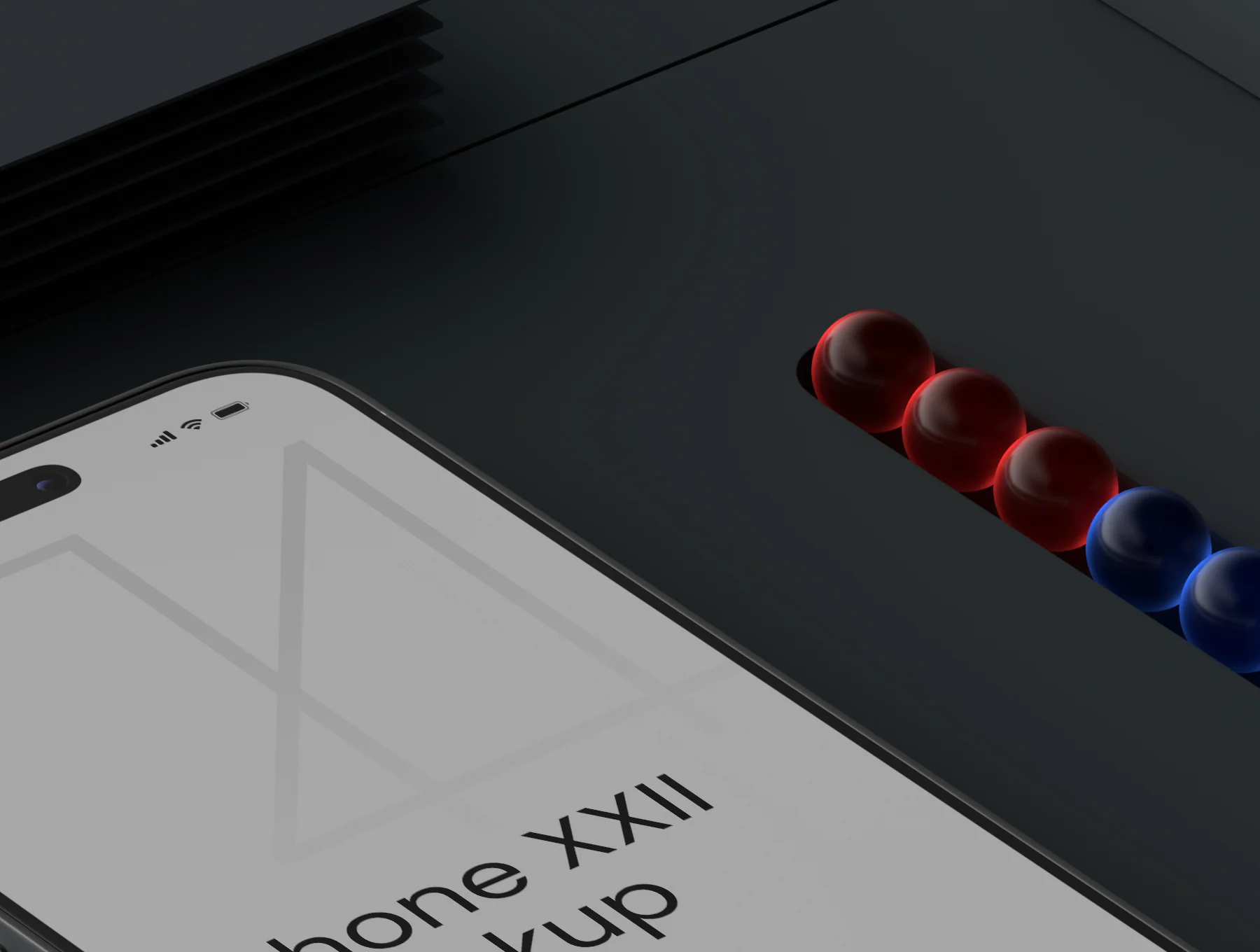 iPhone 14 Screen PSD Mockup 3