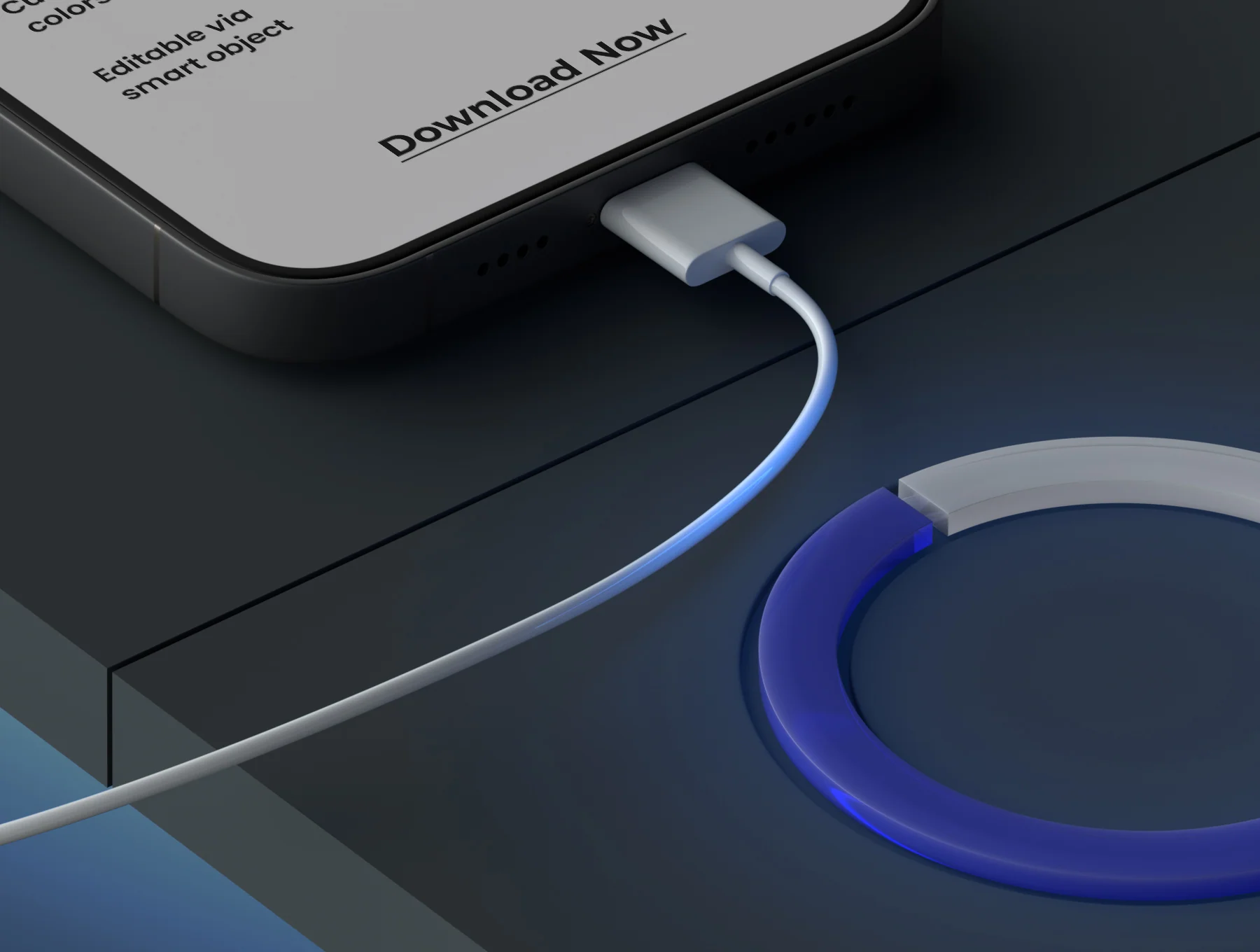 iPhone 14 Screen PSD Mockup 4