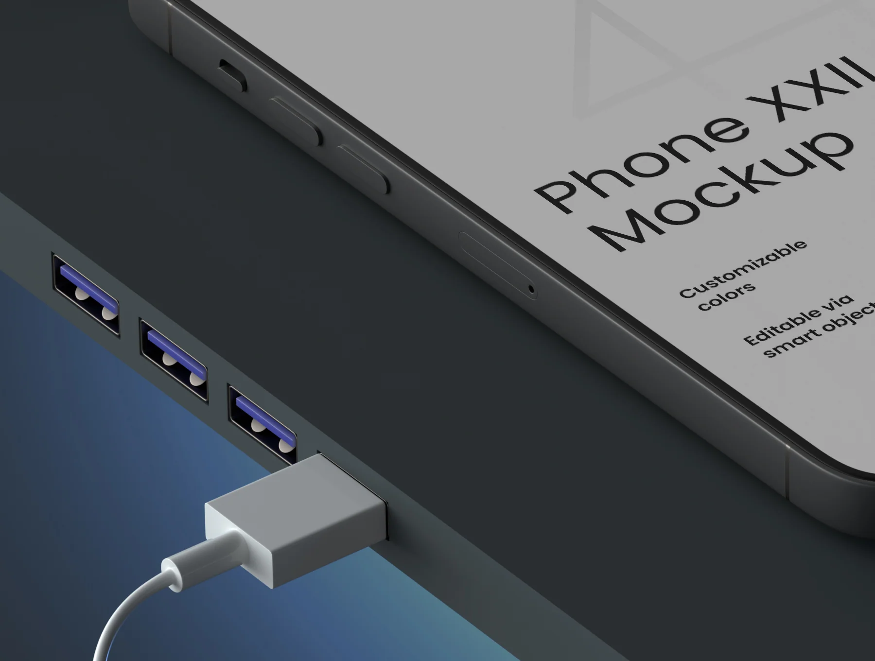 iPhone 14 Screen PSD Mockup 5
