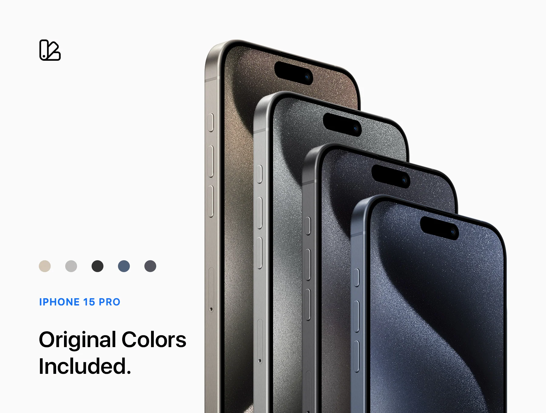 iPhone 15 Bundle - 63 Mockups Scenes 5