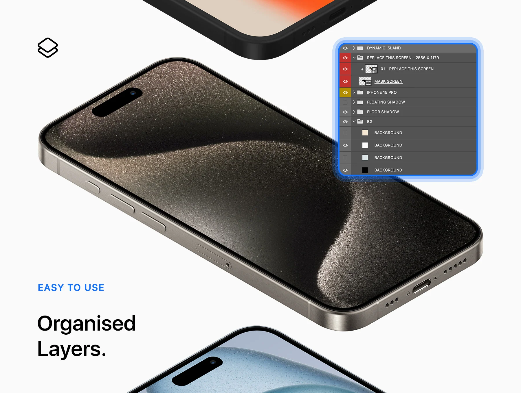 iPhone 15 Bundle - 63 Mockups Scenes 6