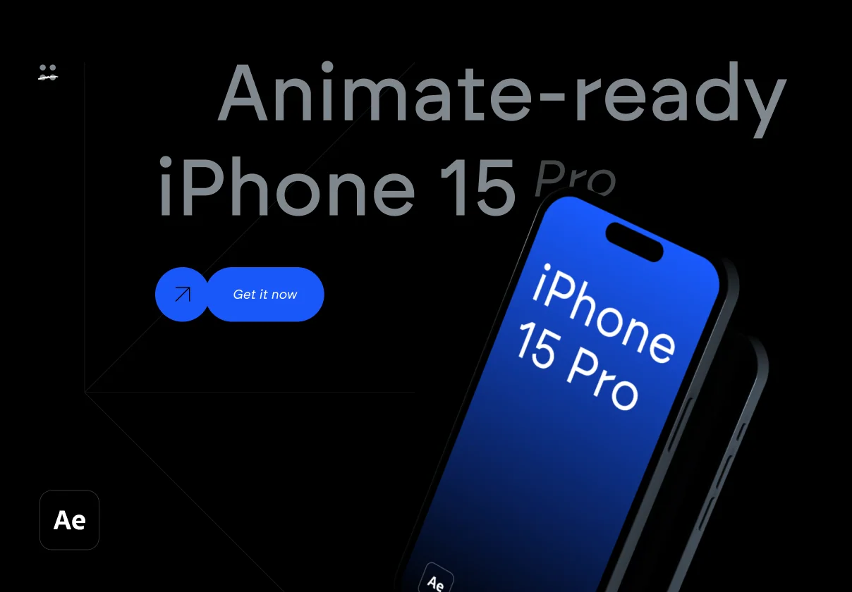 iPhone 15 Pro - Animated mockups