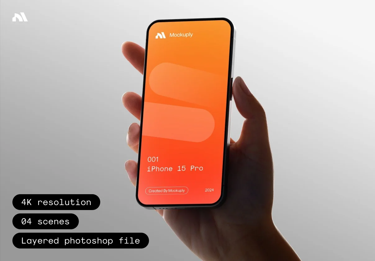 iPhone 15 Pro in hand