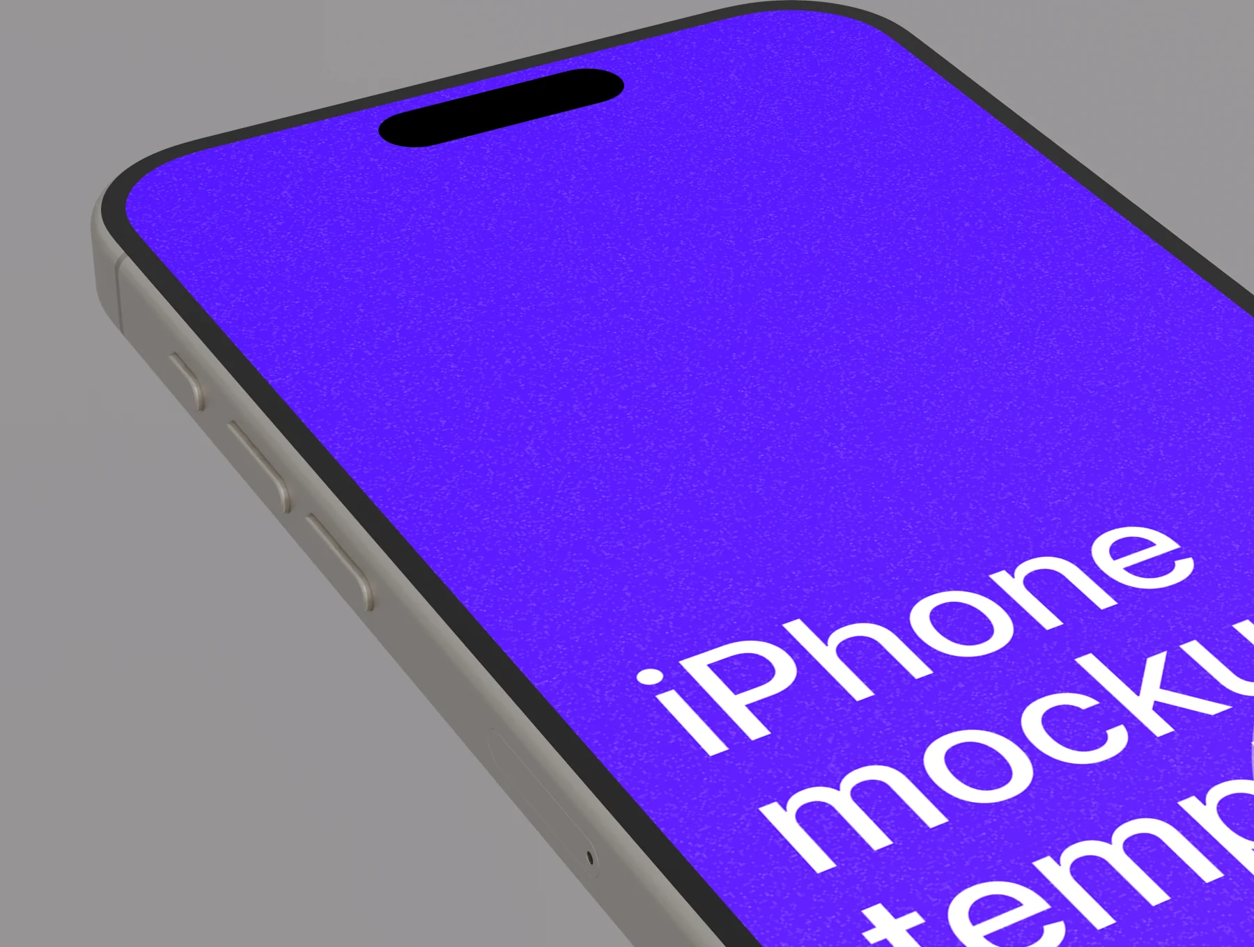 iPhone 15 Pro Max Minimal Mockup 7