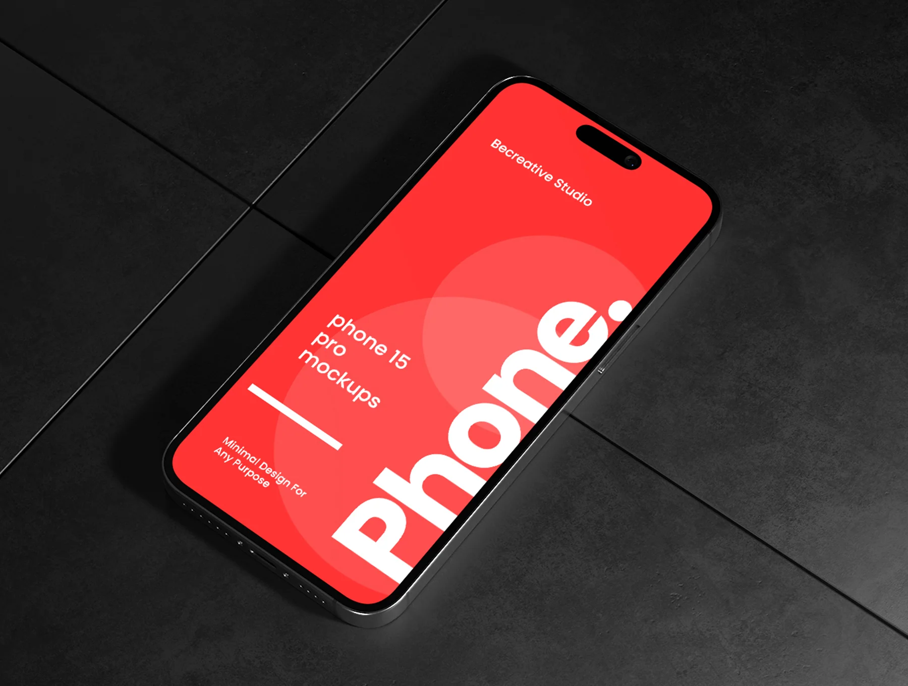 8 iPhone 15 Pro Max Mockups 3