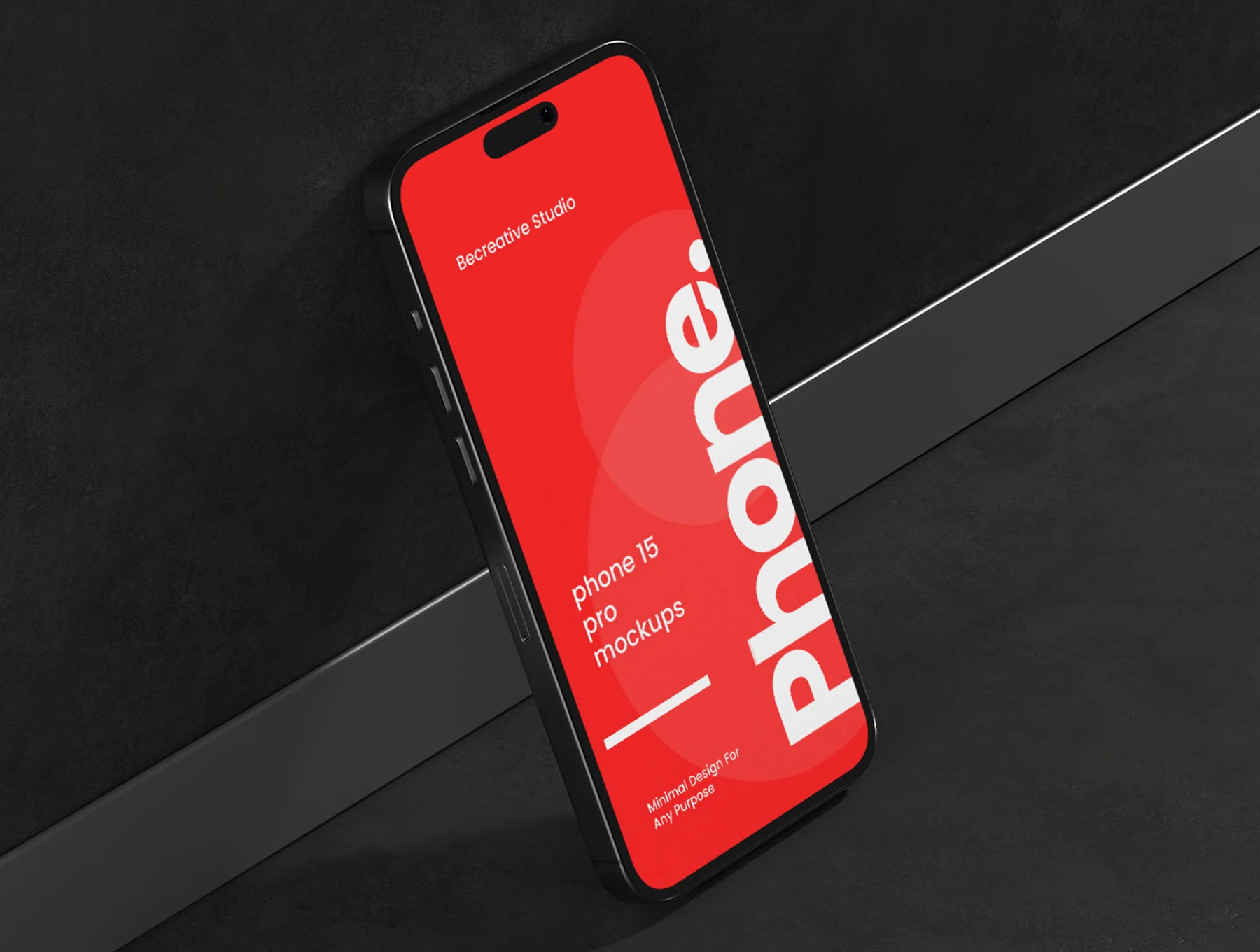 8 iPhone 15 Pro Max Mockups 7