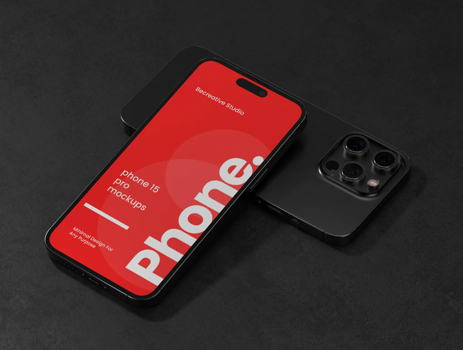 8 iPhone 15 Pro Max Mockups 8
