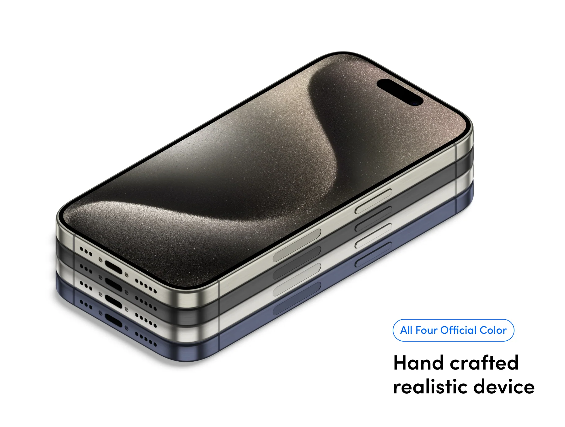 iPhone 15 Pro Mockup Bundle 3