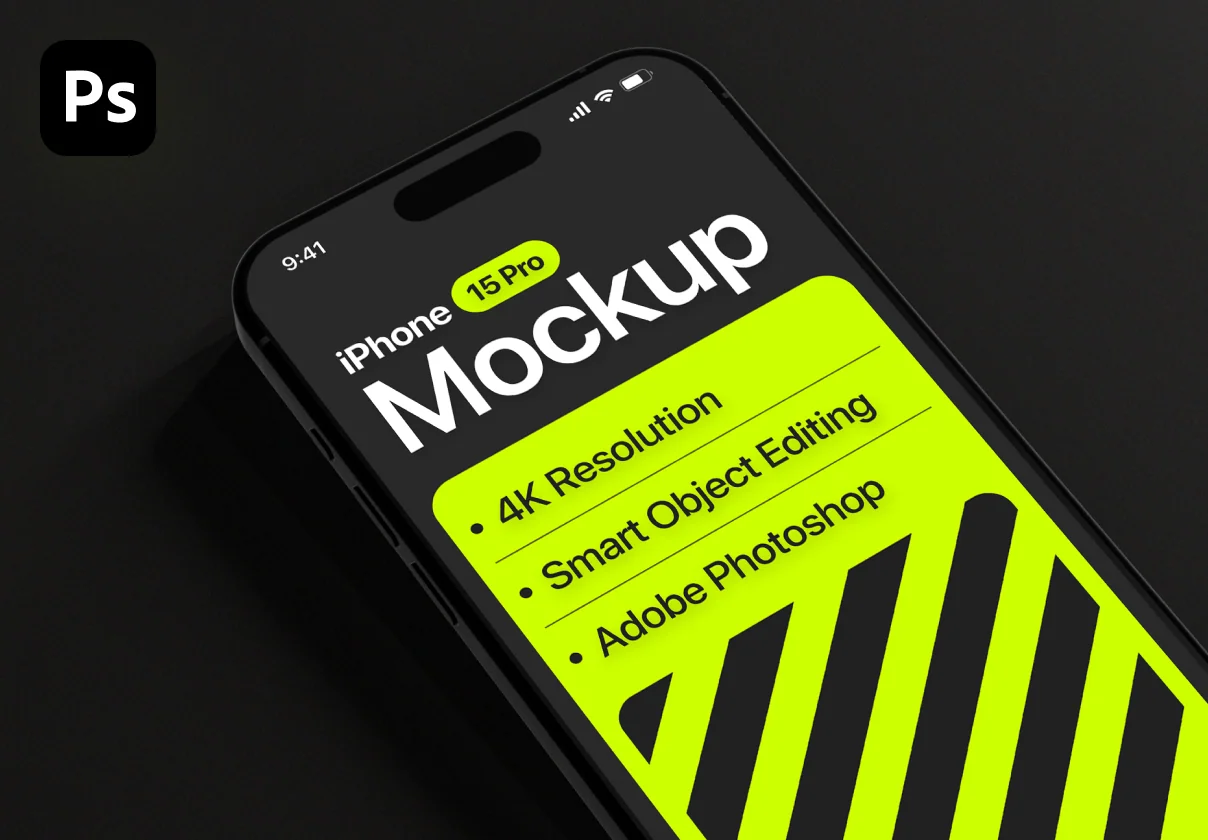 iPhone 15 Pro Mockup Collection