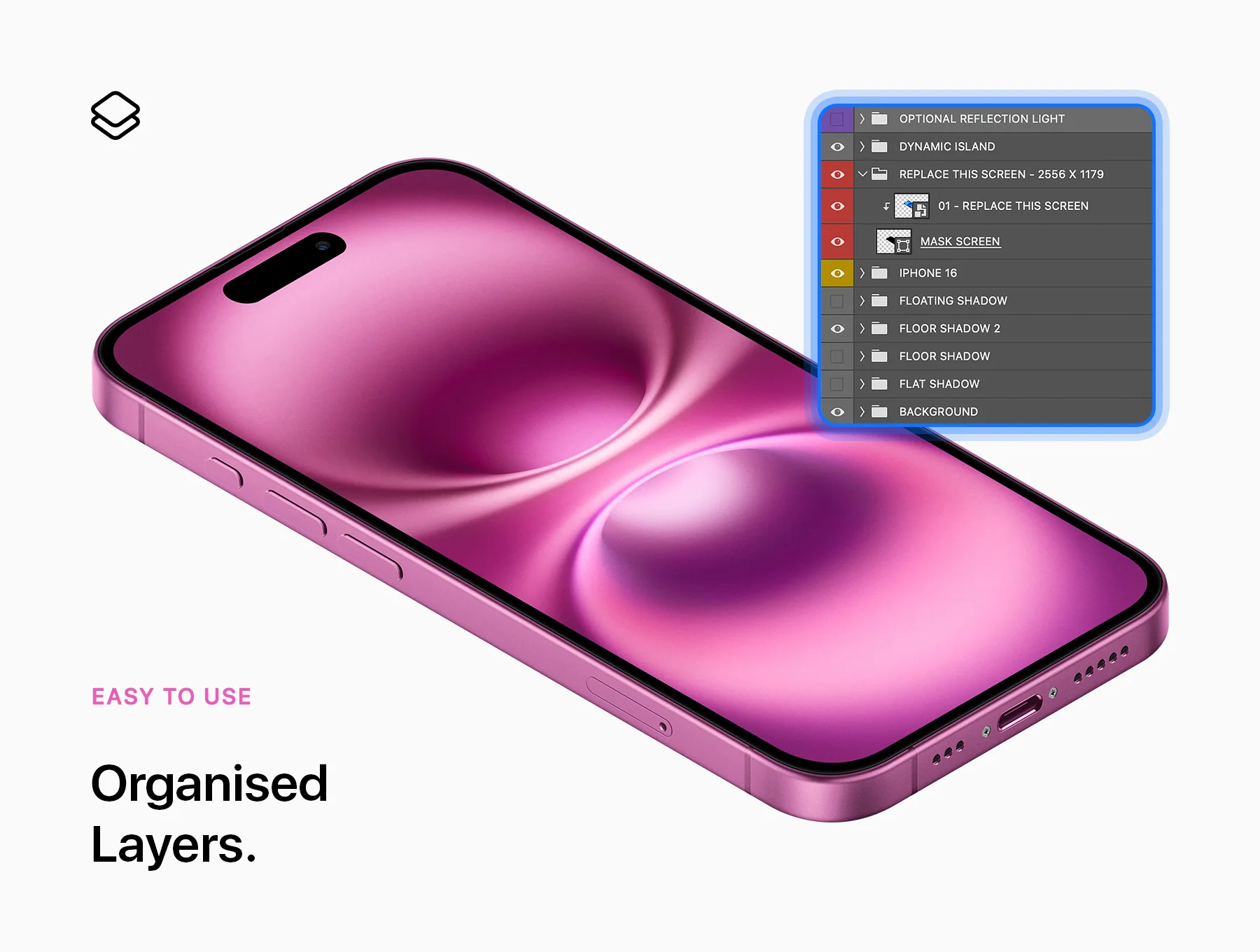 iPhone 16 - 24 Mockups Scenes 5