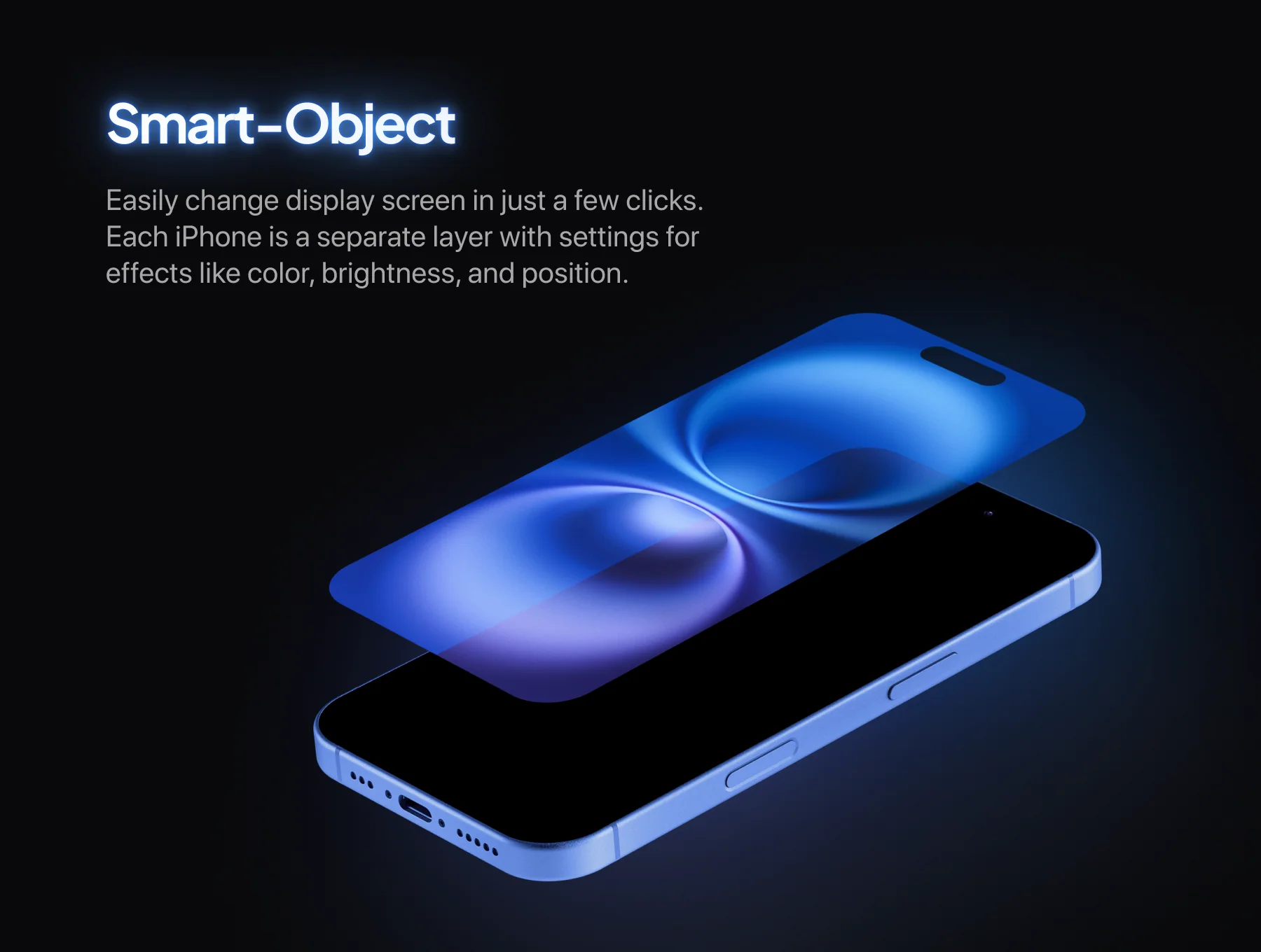 iPhone 16 Mockup - 10 Mockups Scenes 9
