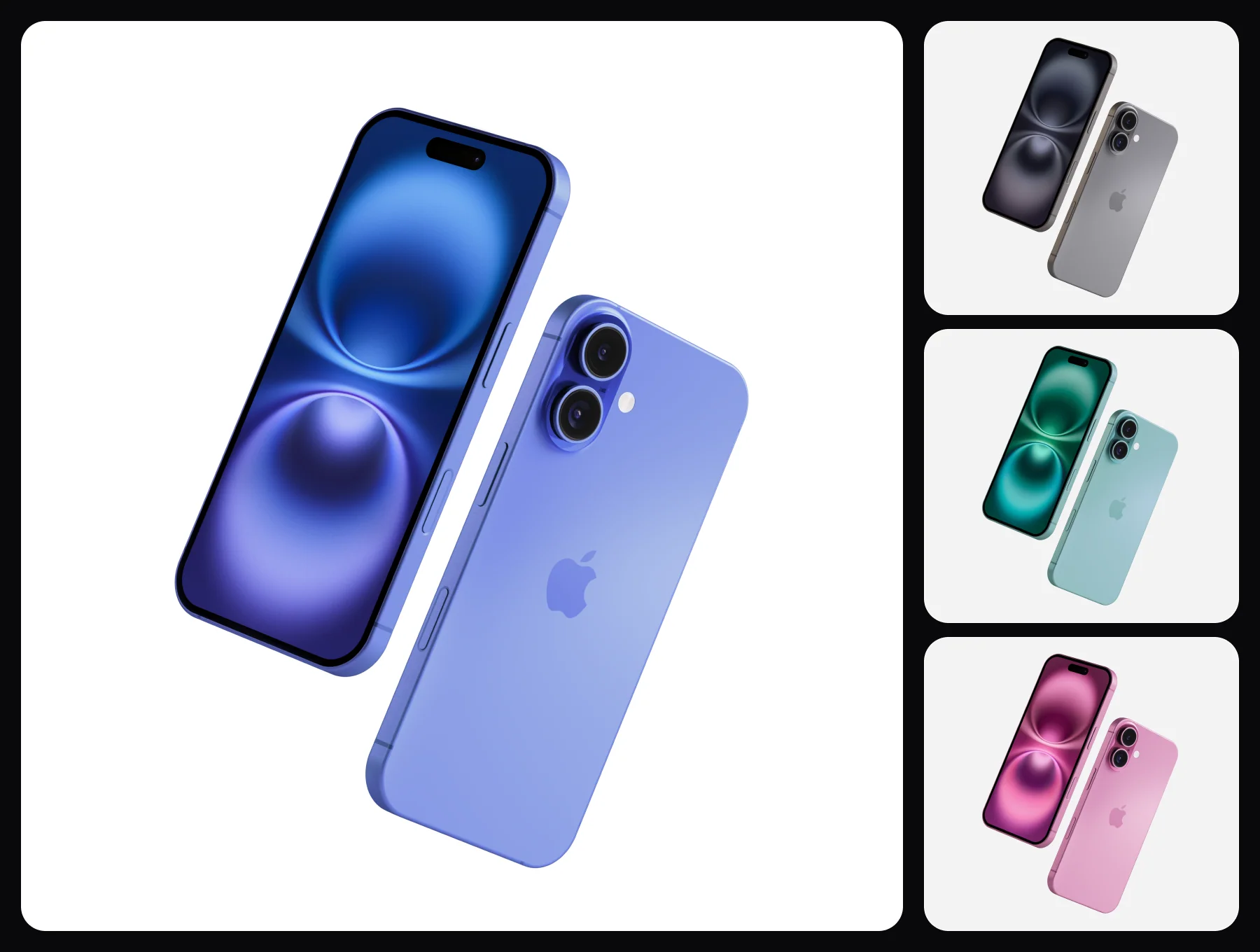 iPhone 16 Mockup - 10 Mockups Scenes 4