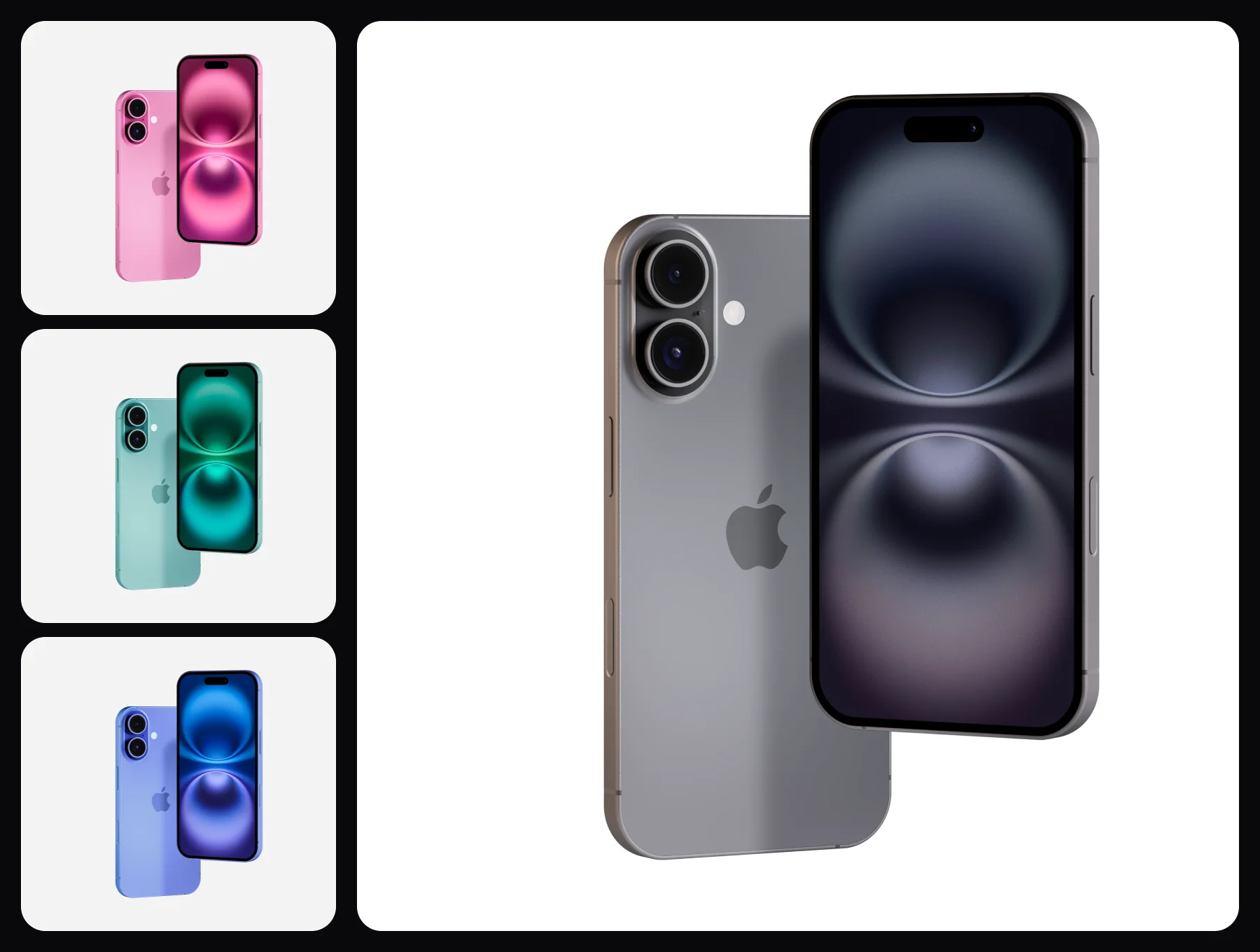 iPhone 16 Mockup - 10 Mockups Scenes 6