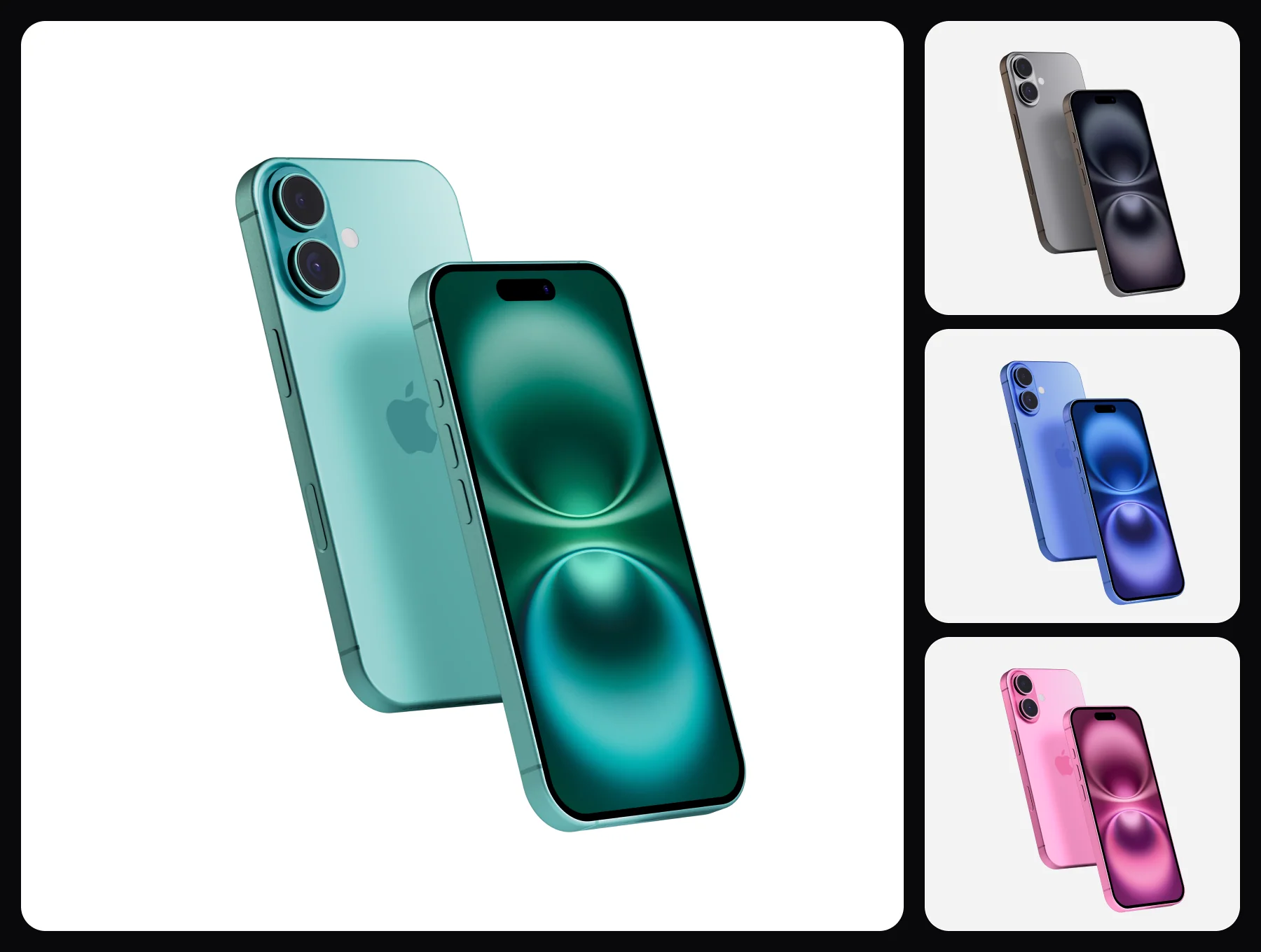 iPhone 16 Mockup - 10 Mockups Scenes 8
