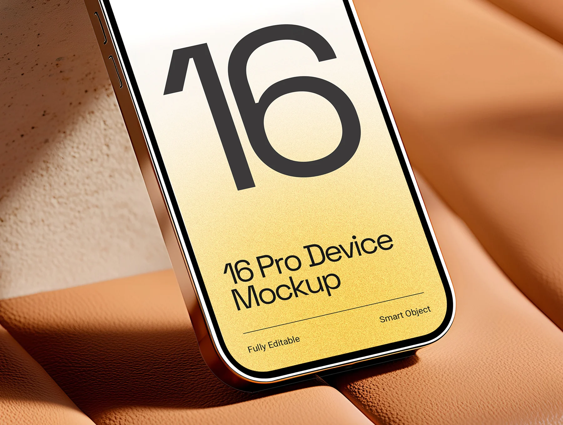 iPhone 16 Pro Mockup Set - 15 PSD Scene 9