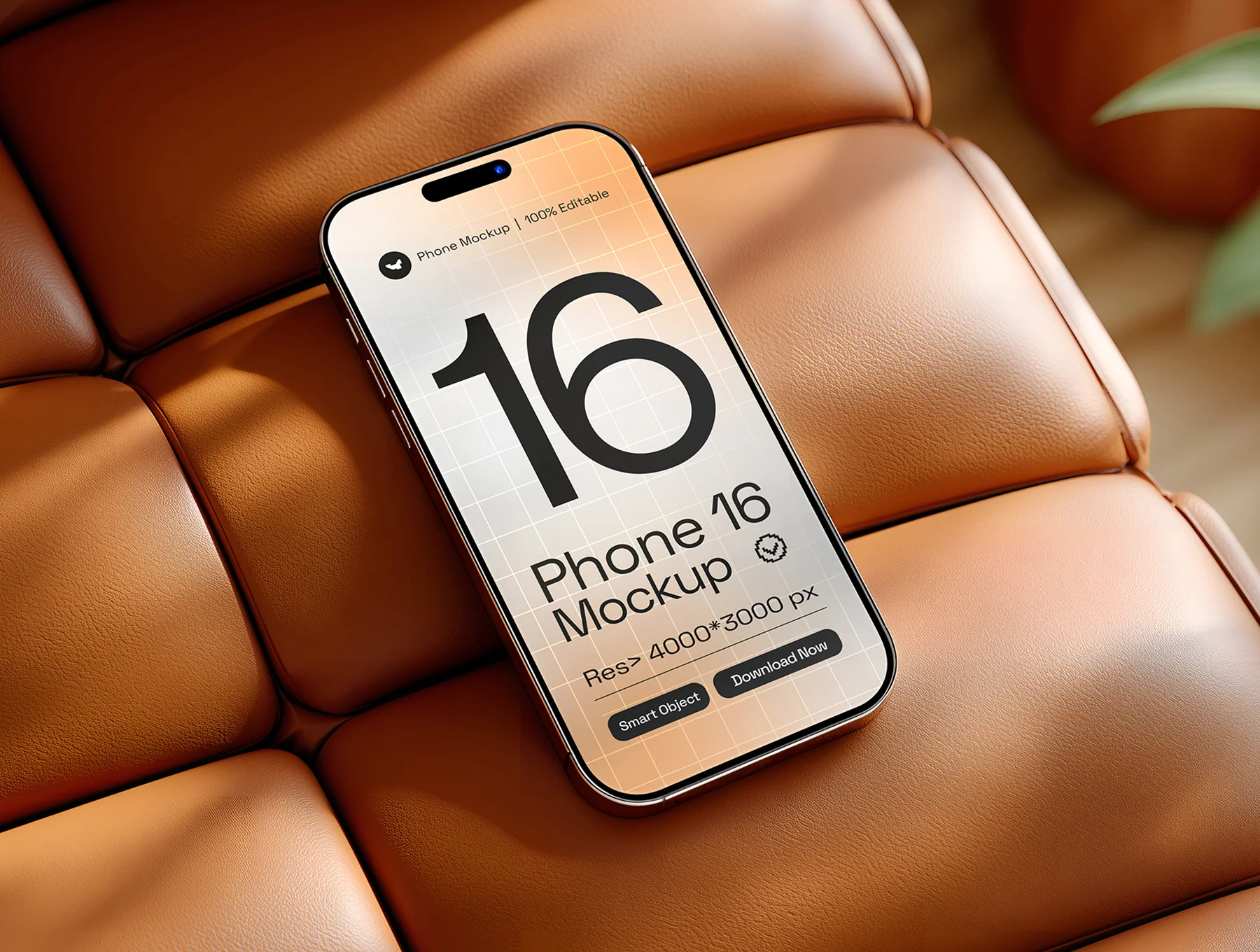 iPhone 16 Pro Mockup Set - 15 PSD Scene 13