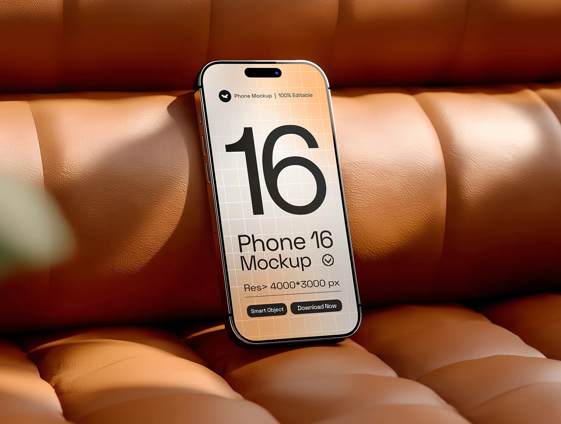 iPhone 16 Pro Mockup Set - 15 PSD Scene 14