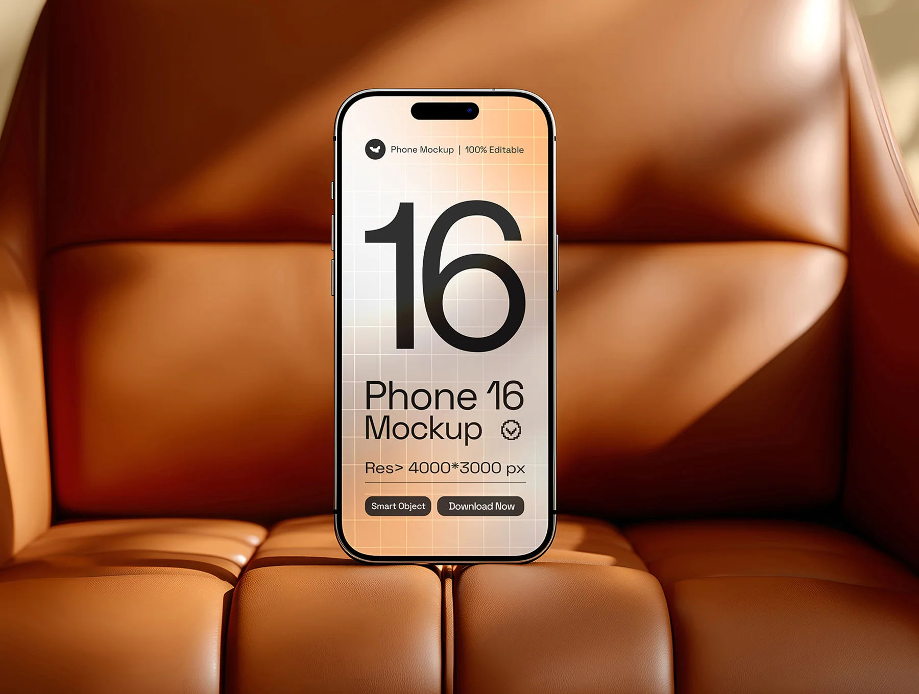 iPhone 16 Pro Mockup Set - 15 PSD Scene 15