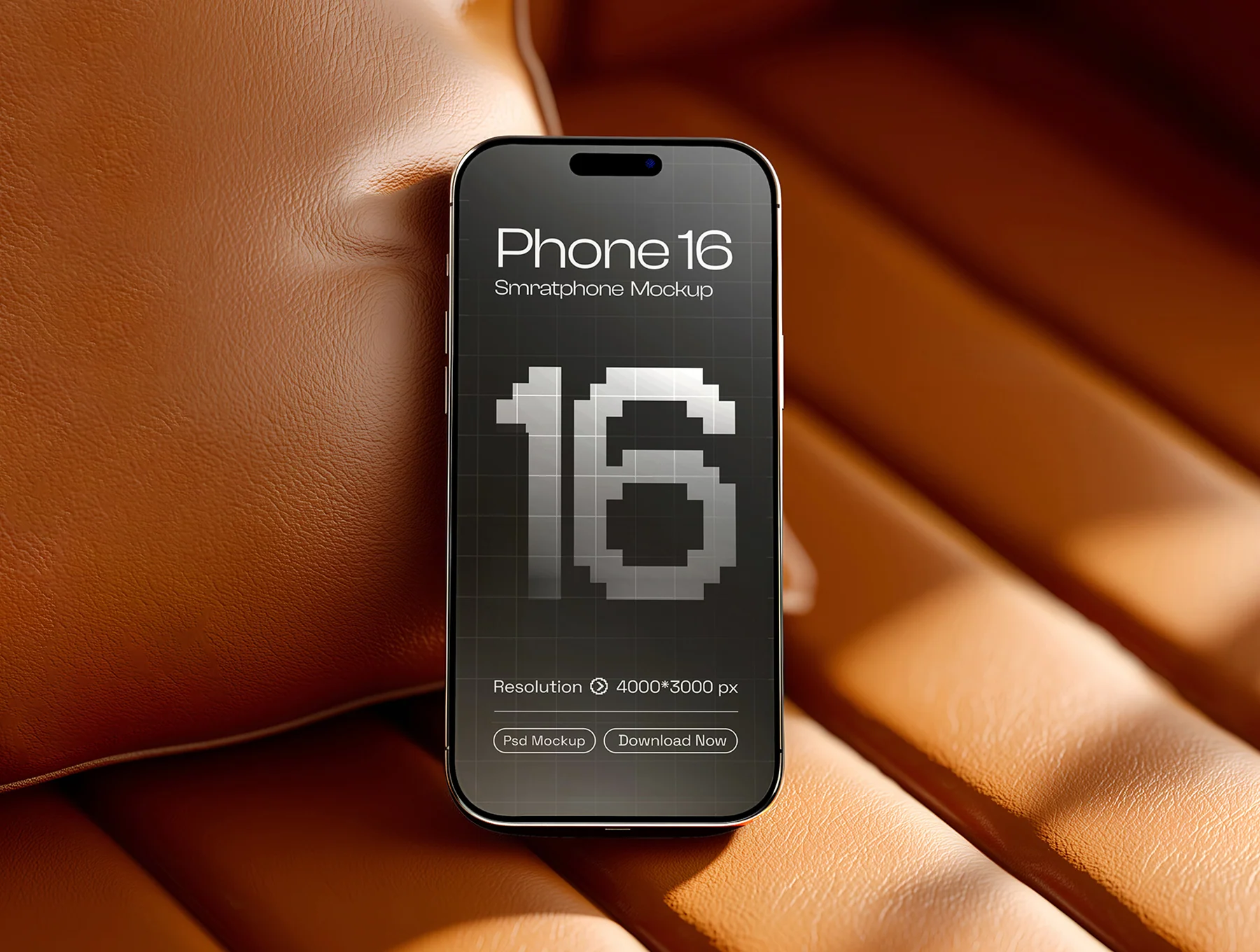 iPhone 16 Pro Mockup Set - 15 PSD Scene 5