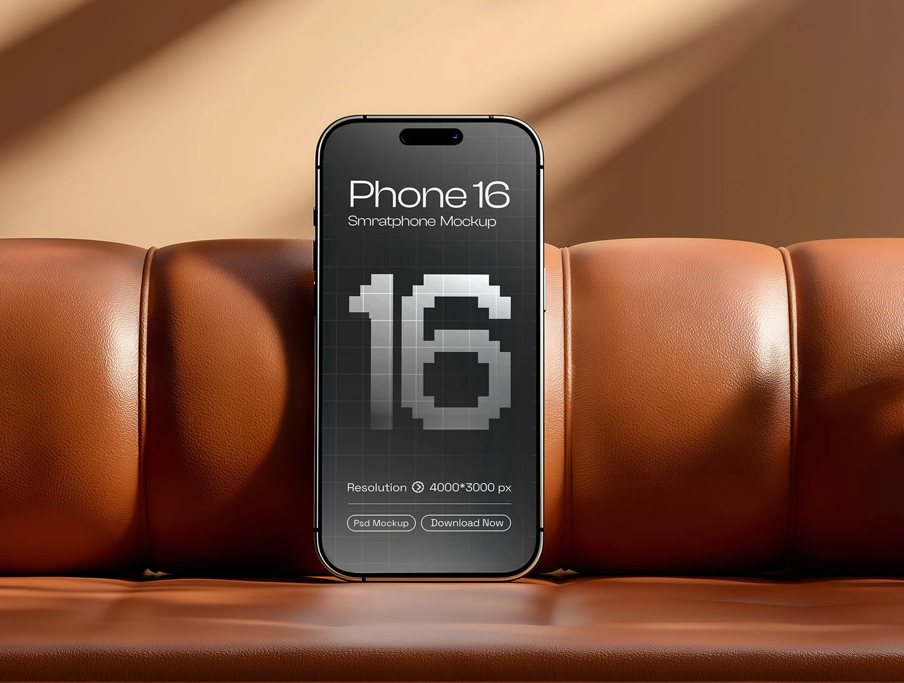 iPhone 16 Pro Mockup Set - 15 PSD Scene 7