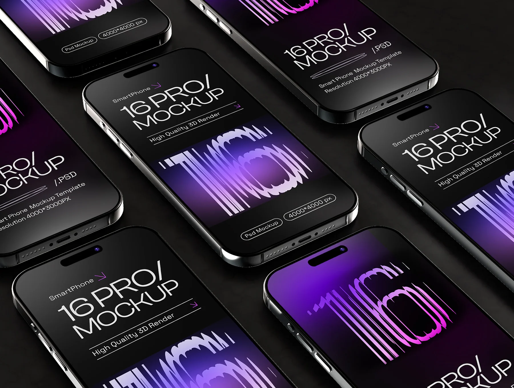 iPhone 16 Pro Mockup Set - 15 Scene 11