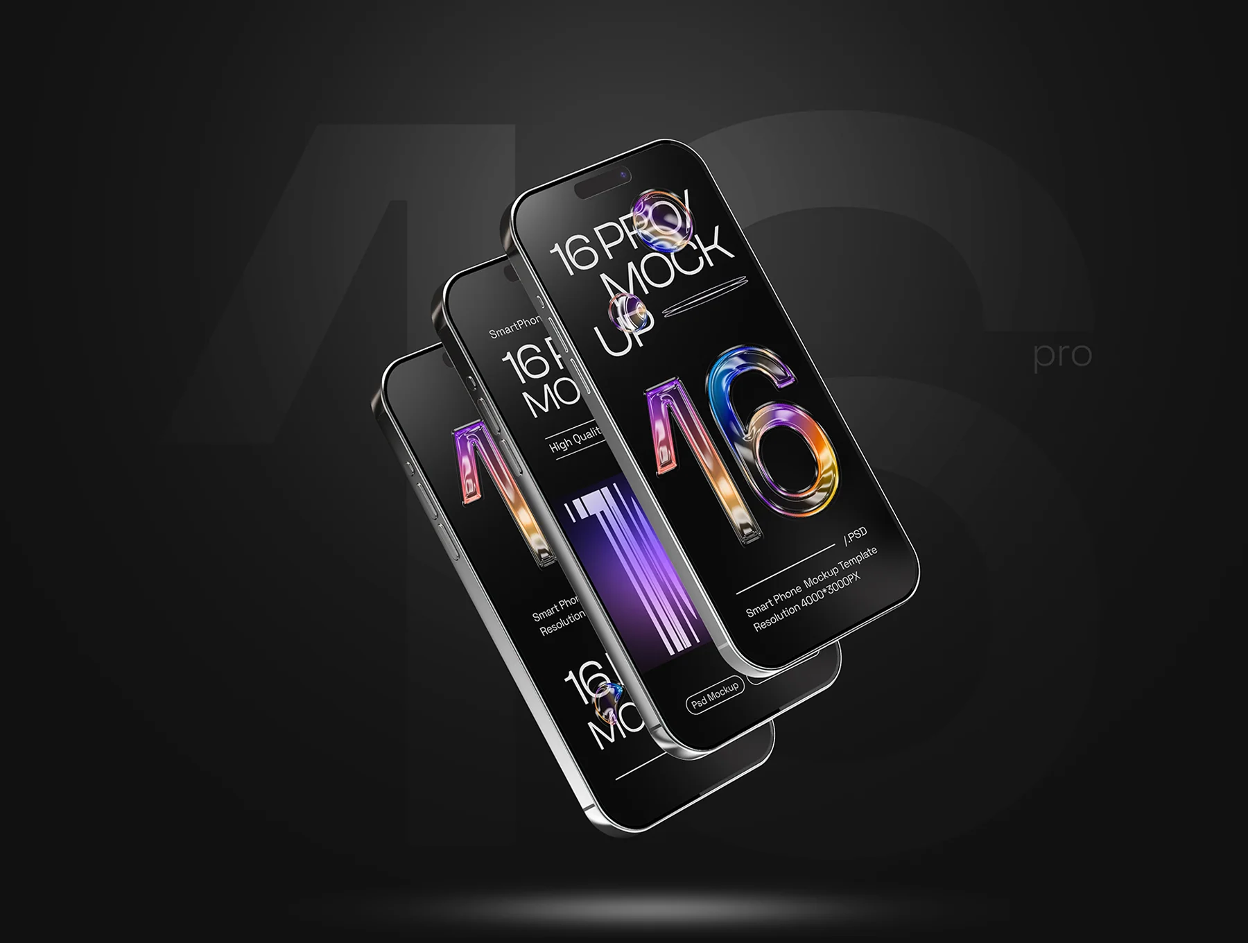 iPhone 16 Pro Mockup Set - 15 Scene 13
