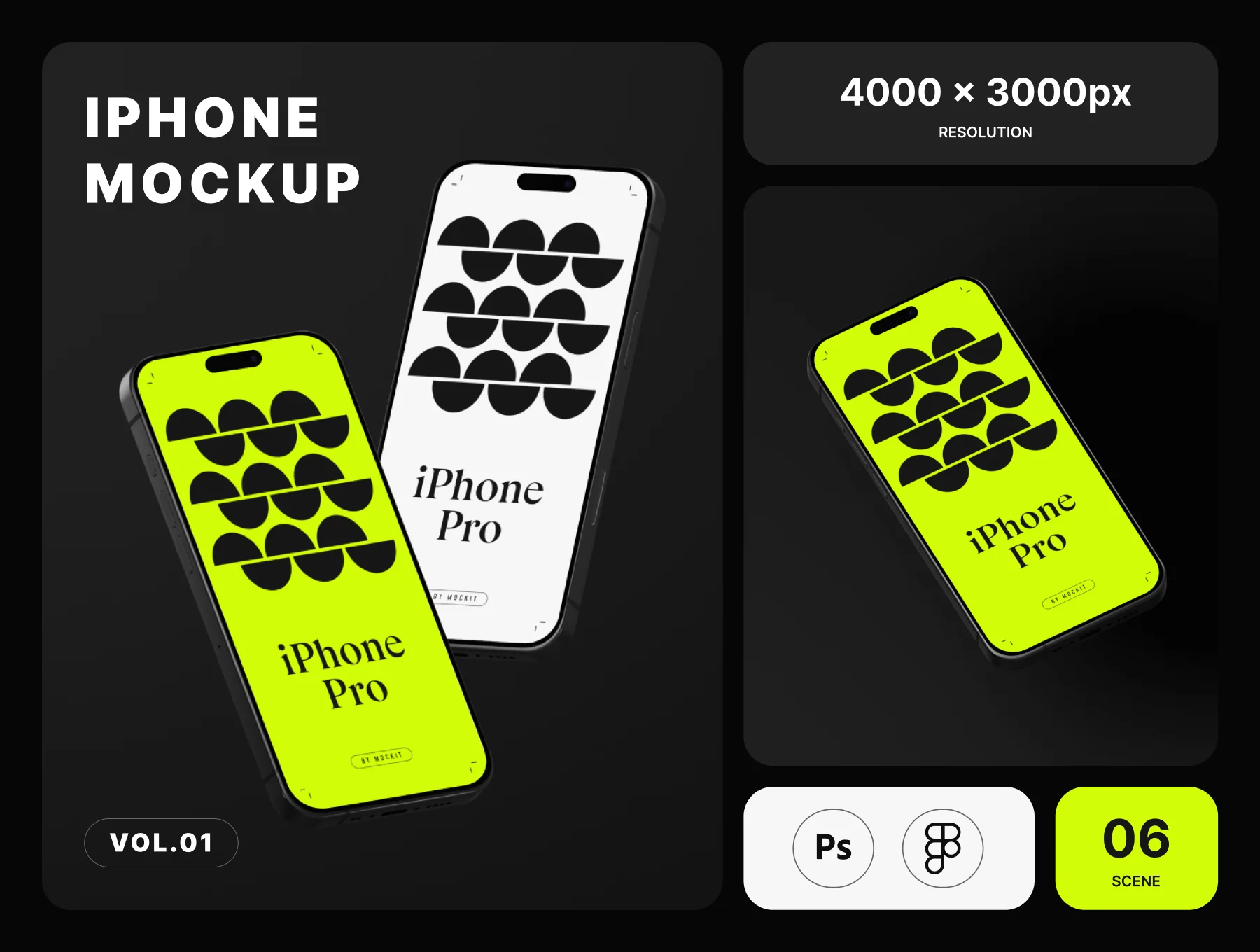 iPhone 16 Pro Mockup Vol.01