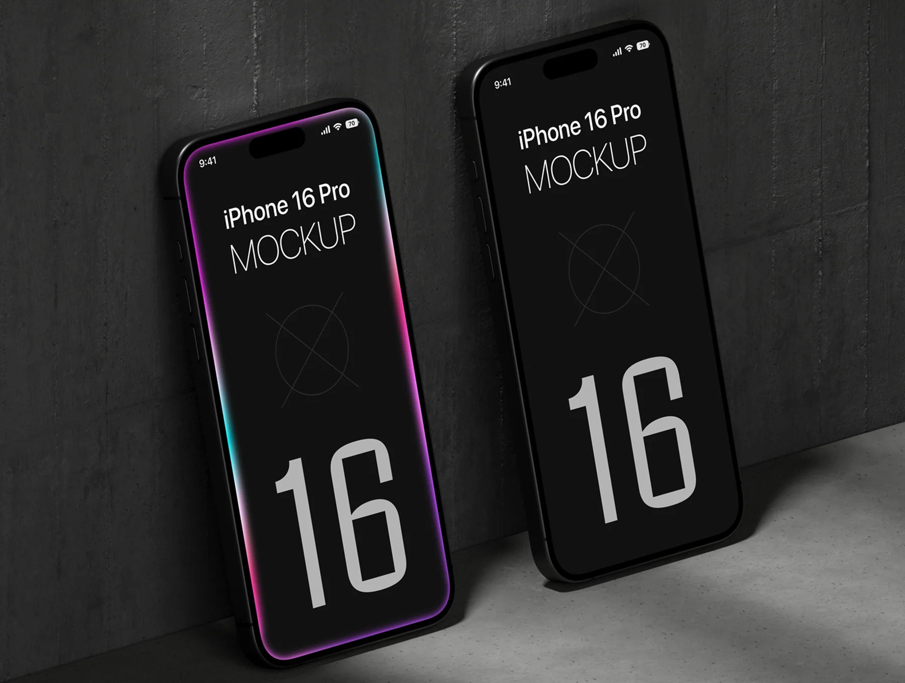 20 iPhone 16 Pro Mockups Vol.01
