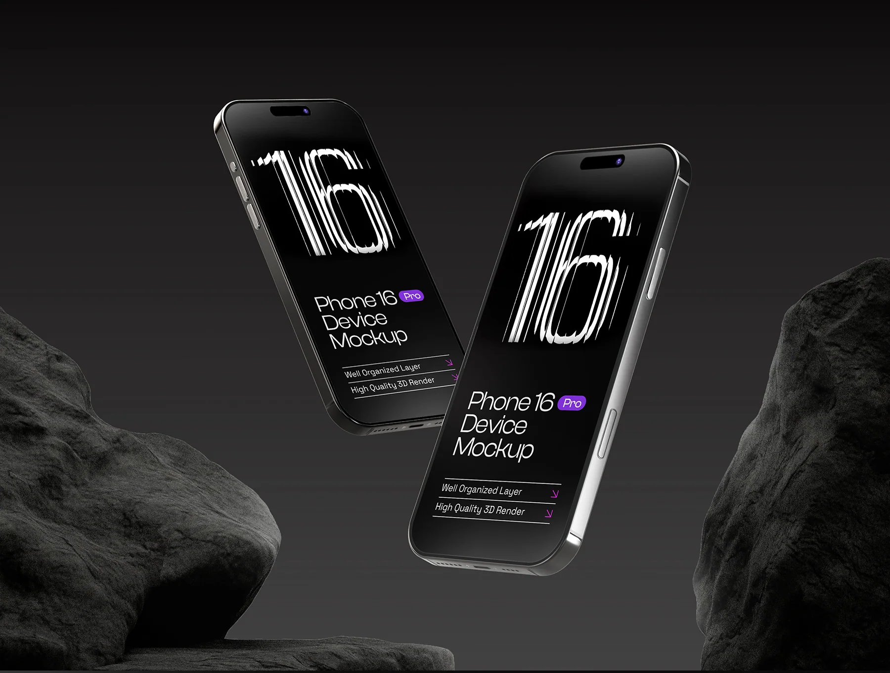 iPhone 16 Pro Mockups - 10 Scenes 3