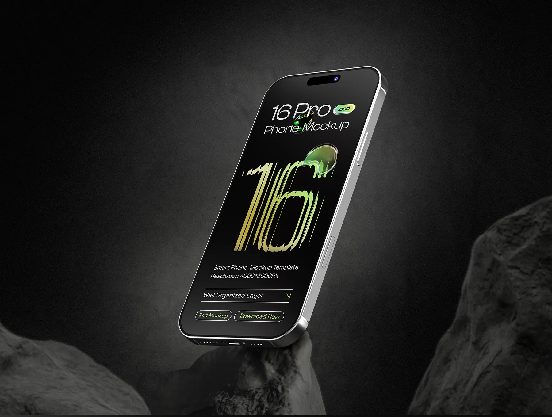 iPhone 16 Pro Mockups - 10 Scenes 7