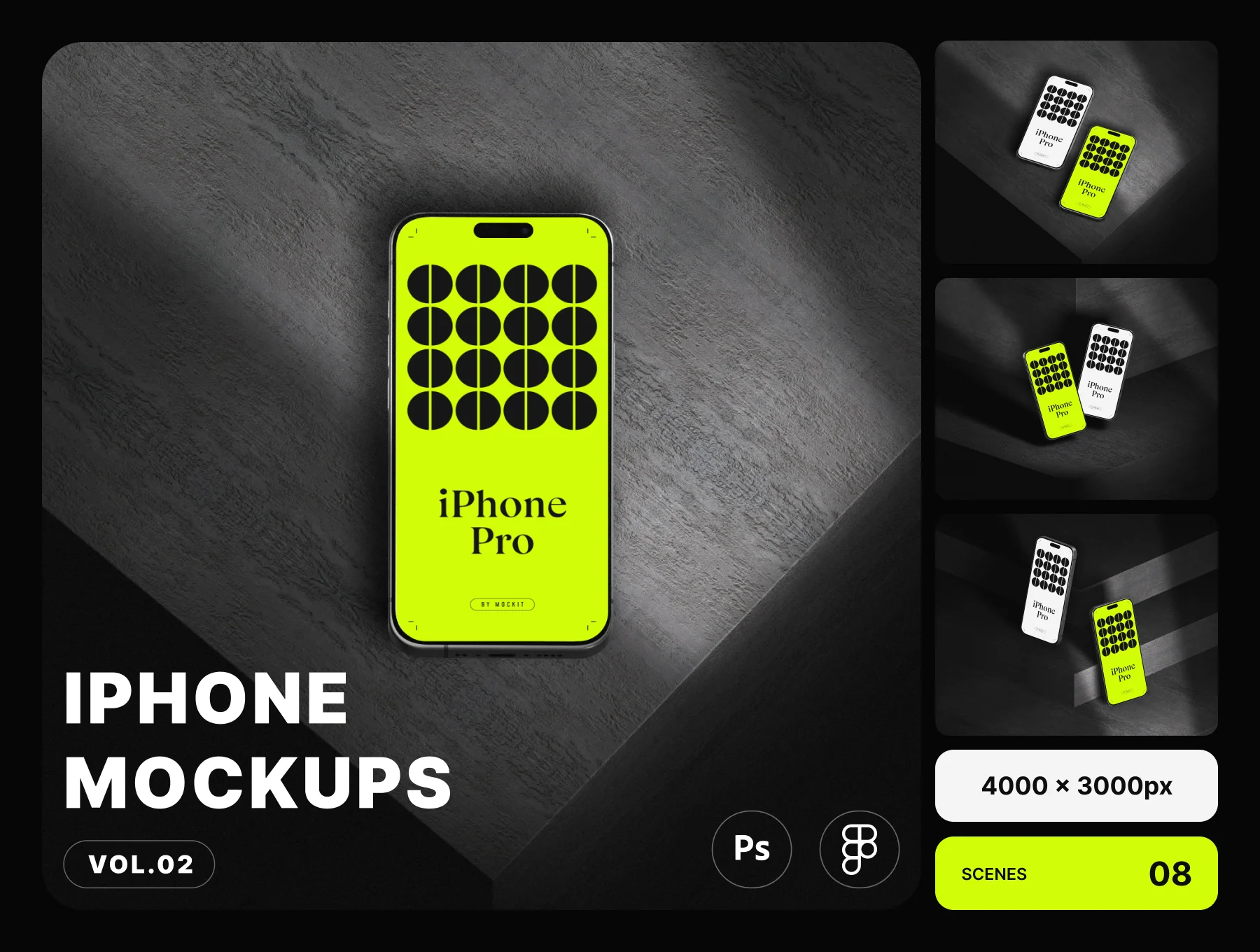 iPhone 16 Pro Mockups Vol.02