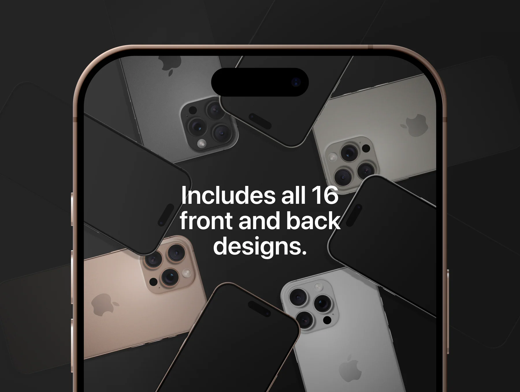 iPhone 16 Pro & Pro Max Figma mockups 4