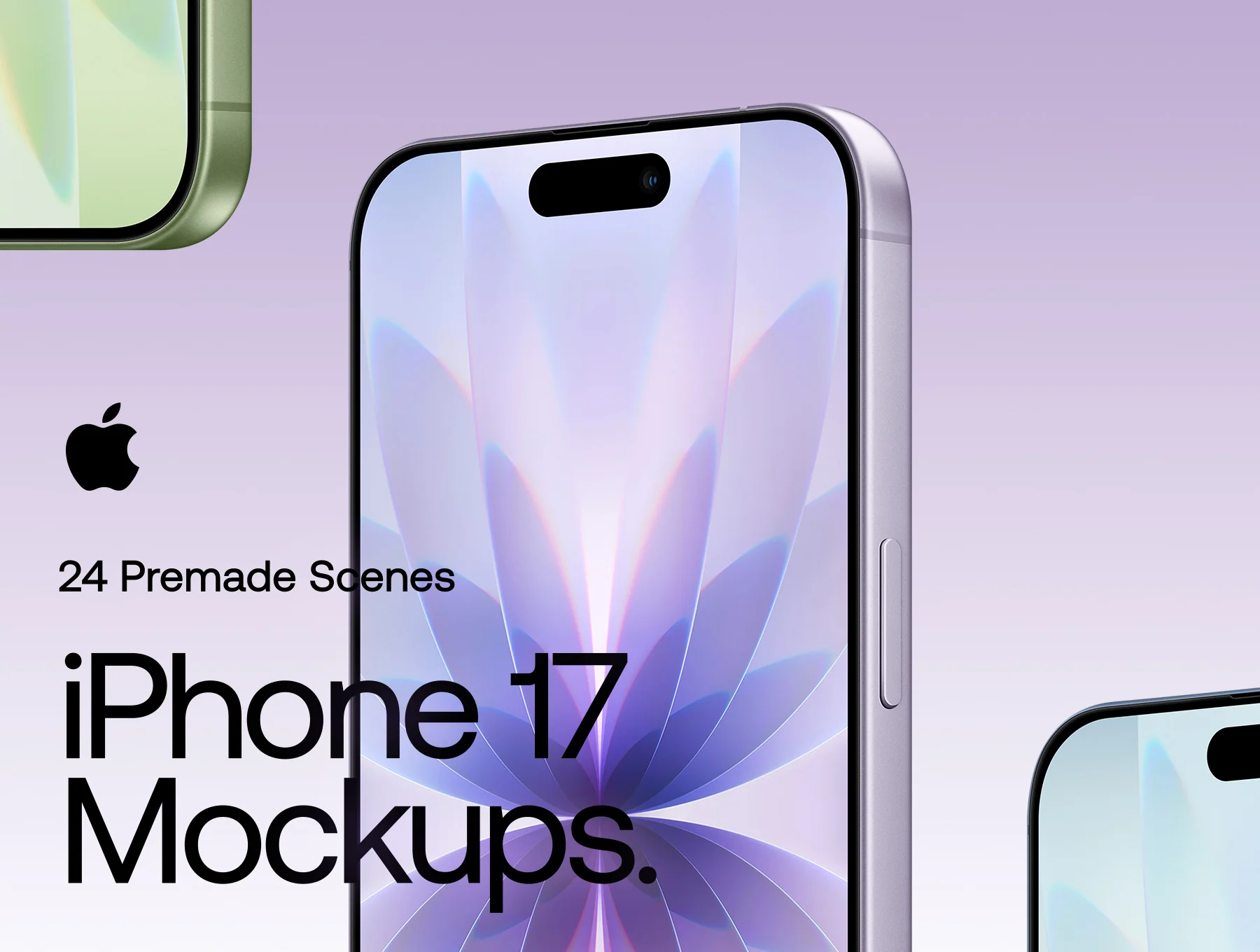iPhone 17 - 24 Mockups Scenes