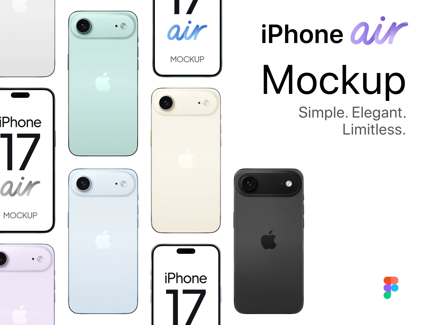 iPhone 17 Air Mockup | Vector Figma 4
