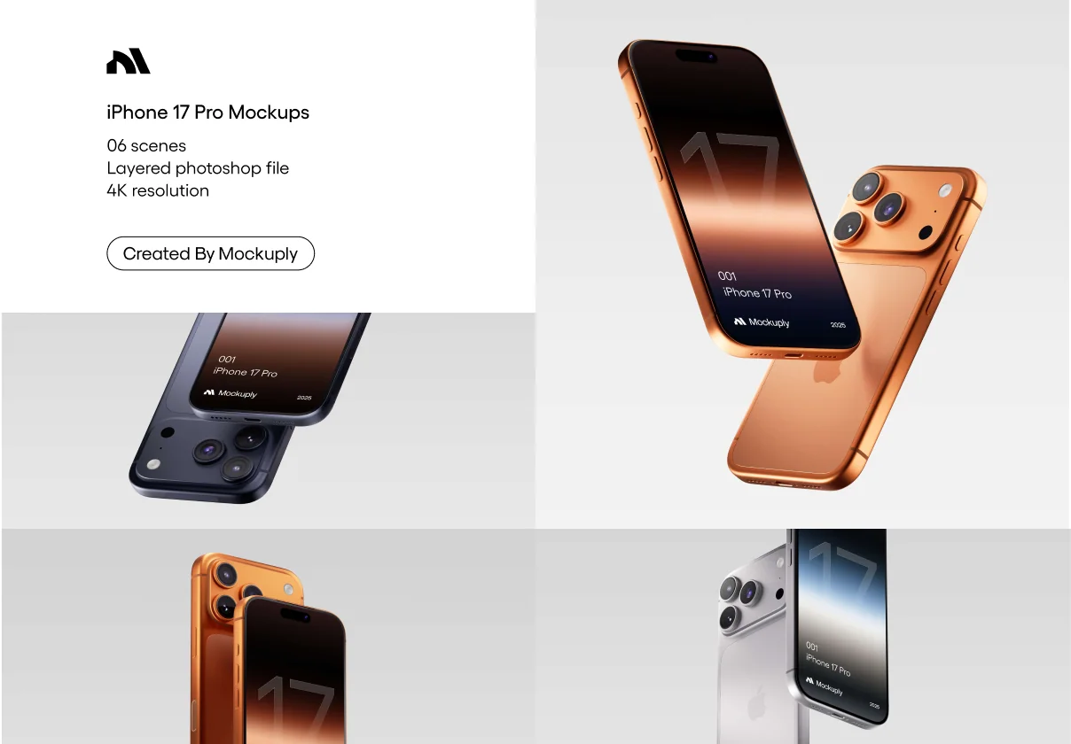 iPhone 17 Pro 001 Mockups
