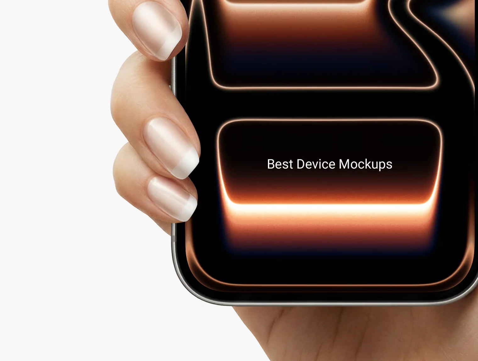 iPhone 17 Pro in Woman's Hand Mockup 2