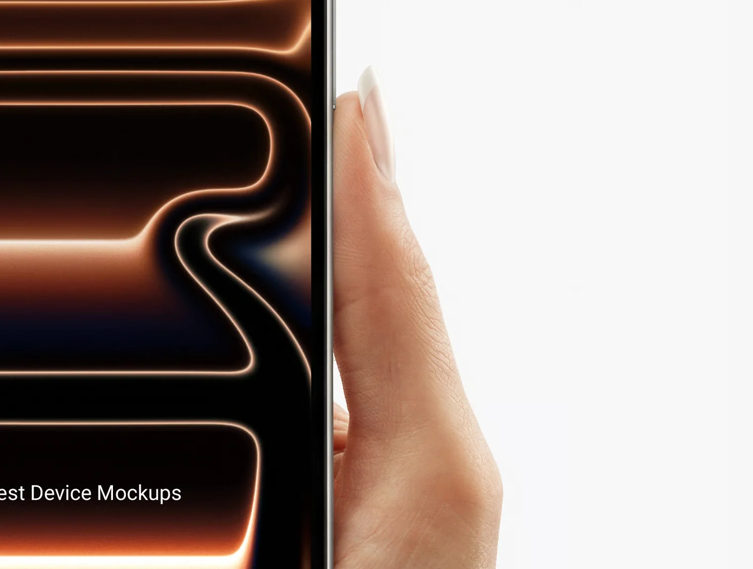 iPhone 17 Pro in Woman's Hand Mockup 3