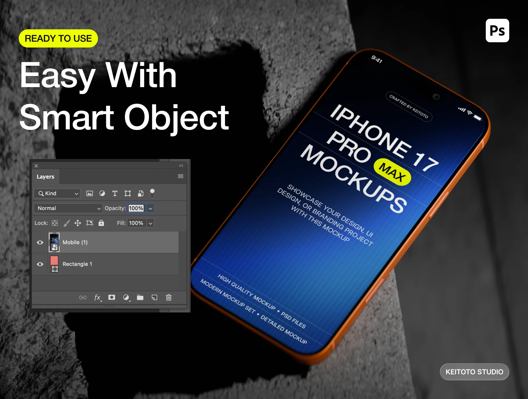 iPhone 17 Pro Max Dark Cinematic Mockups 3