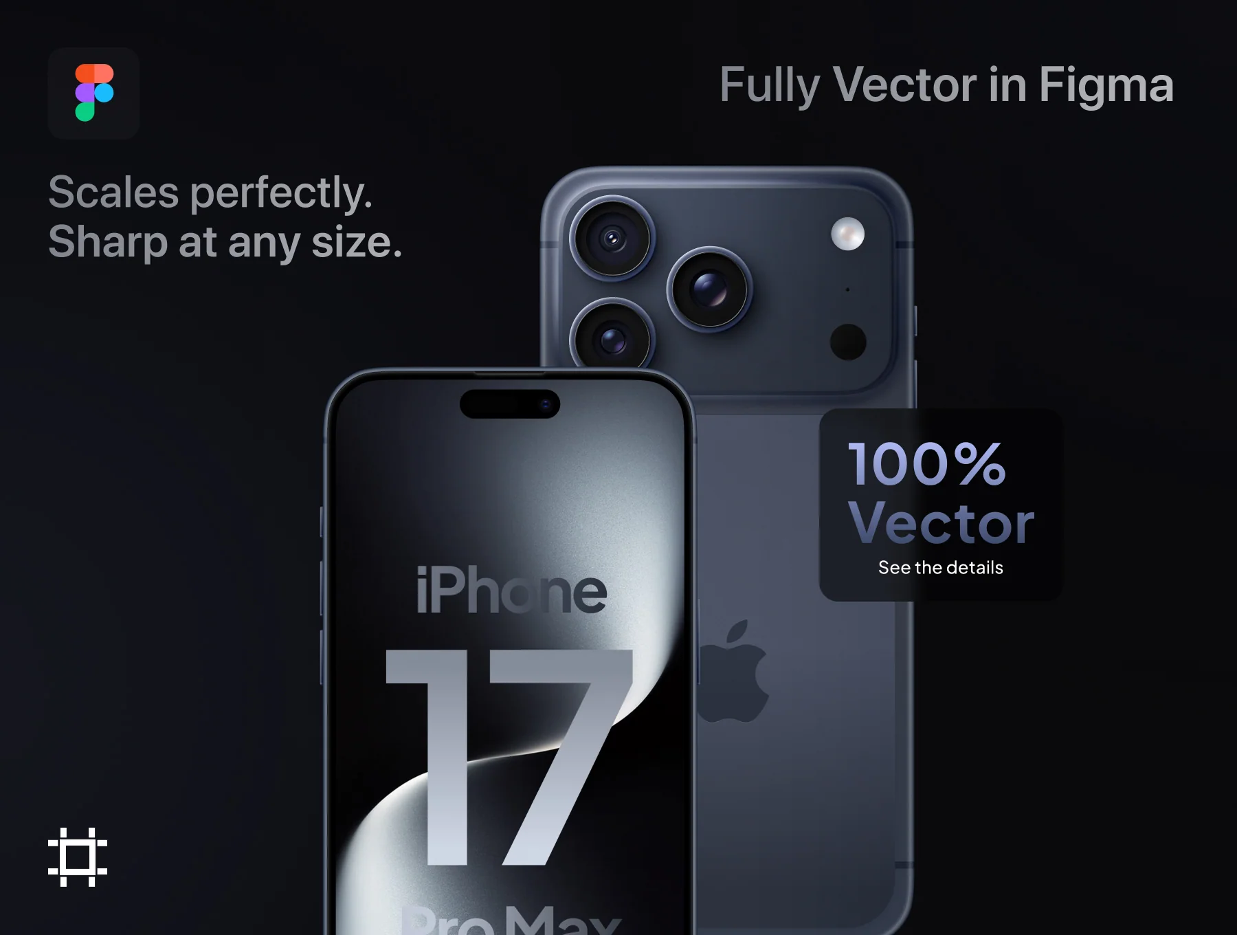 Iphone 17 Pro Max Mockup | Vector Figma 2