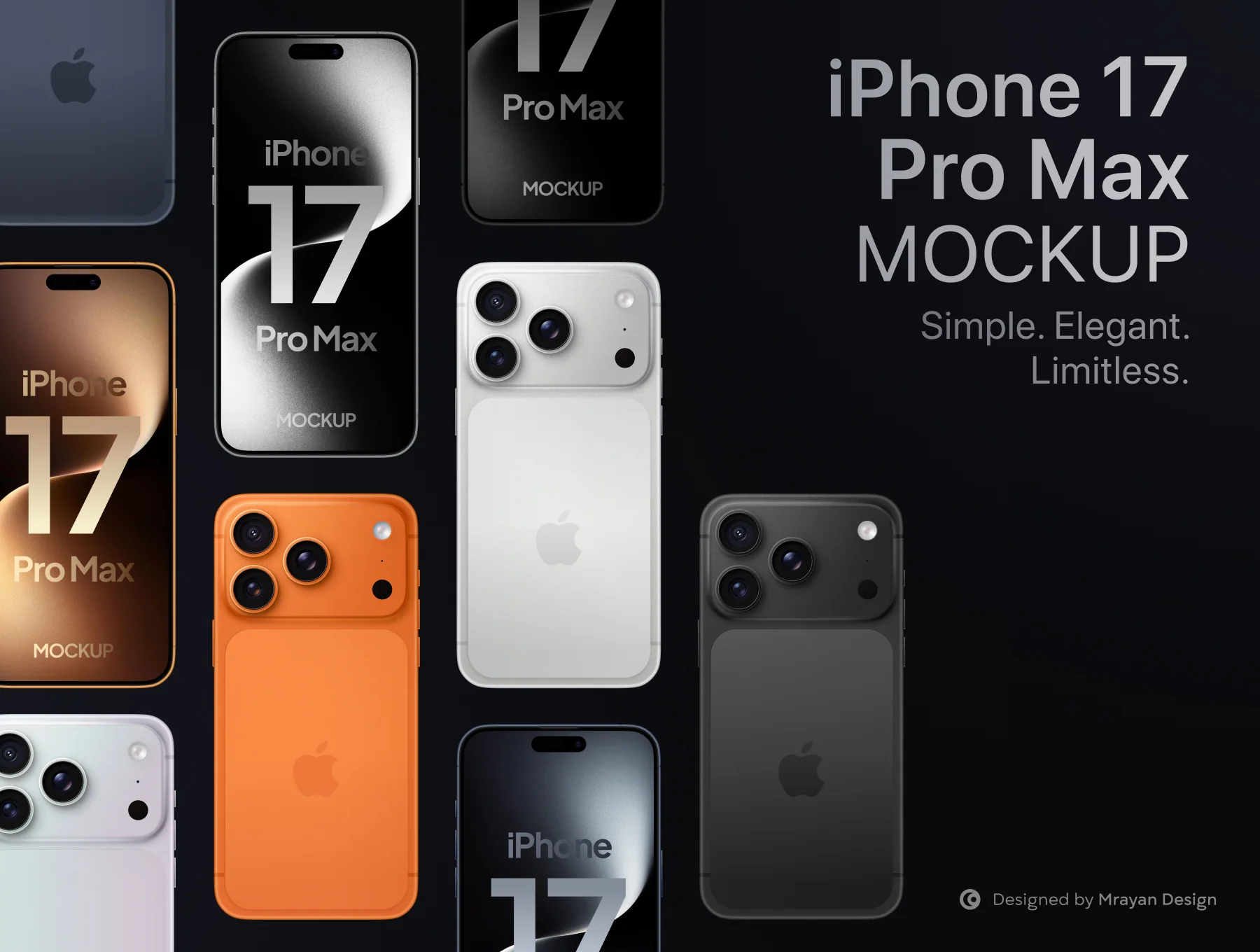 Iphone 17 Pro Max Mockup | Vector Figma 4
