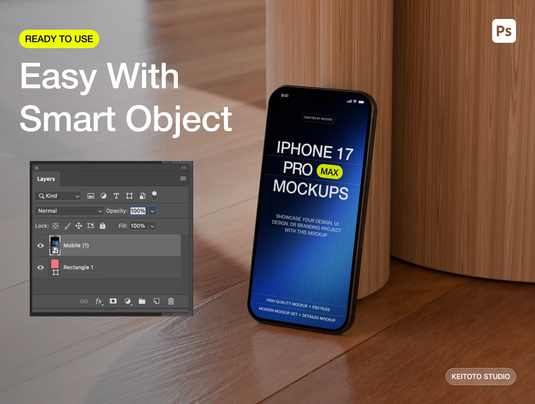 iPhone 17 Pro Max Natural Interior Edition Mockup Set 3