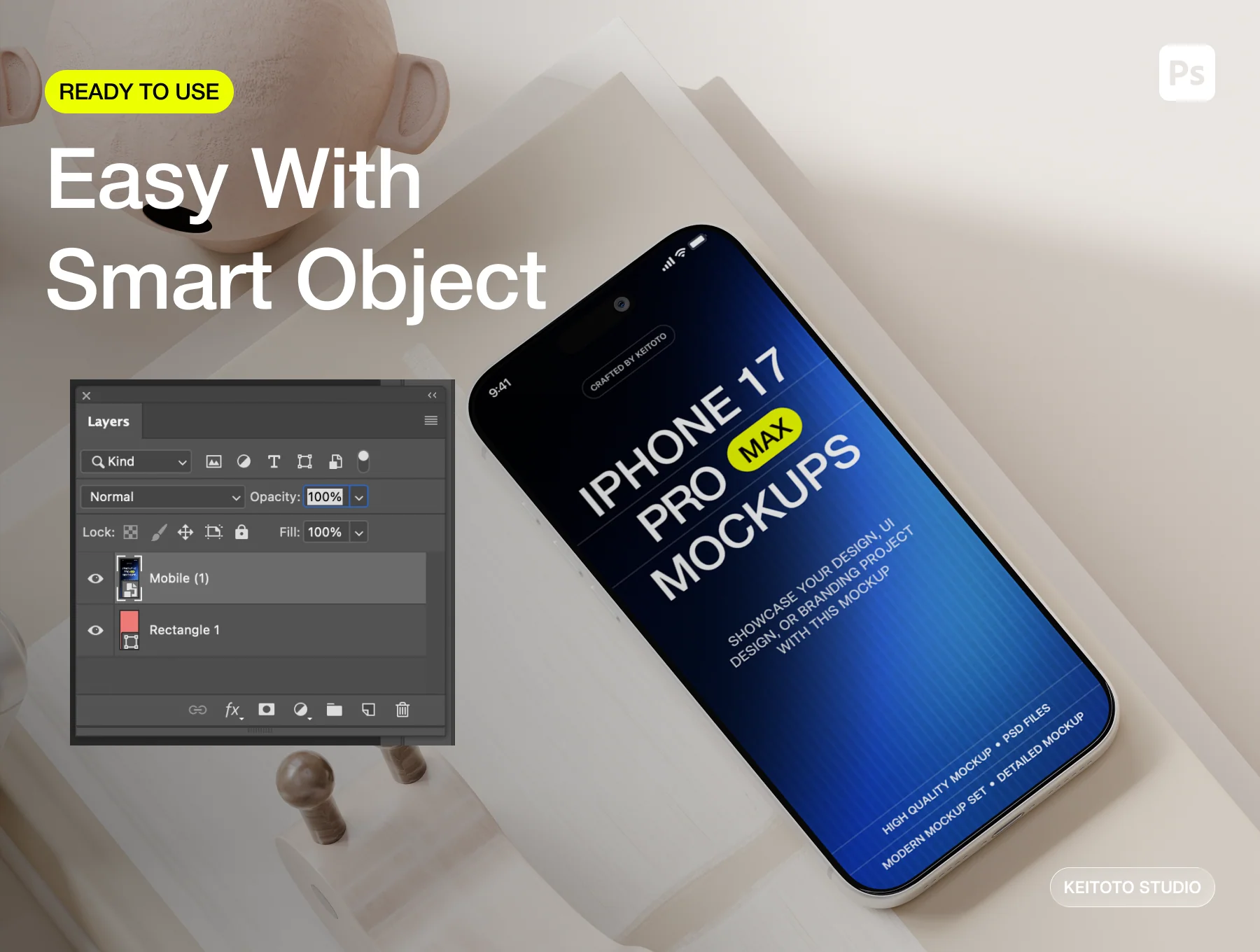 iPhone 17 Pro Max Soft Studio Mockups 3